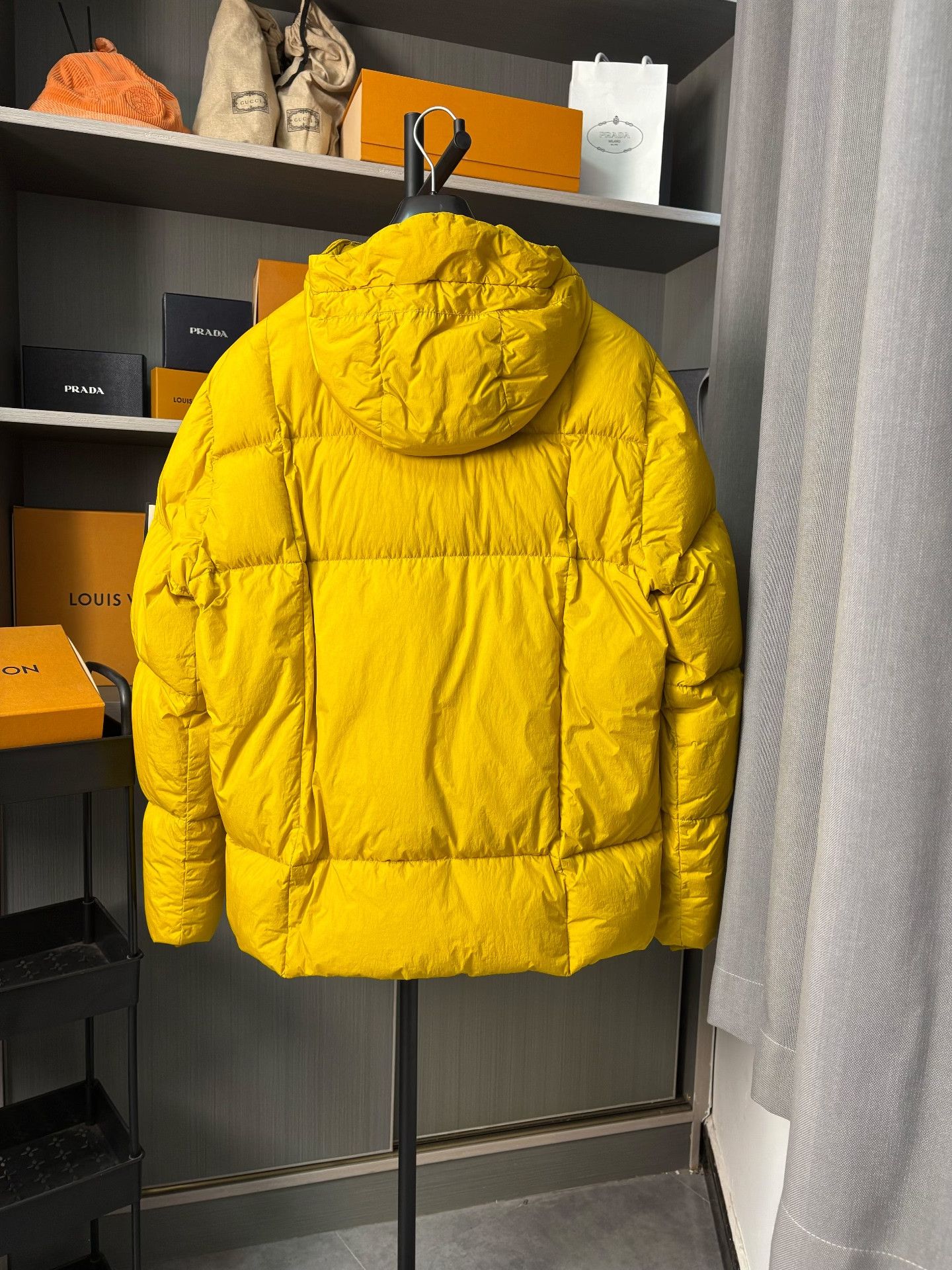 Stone Island Stone Island Down Yellow Heavy Coat XL Men Size US XL / EU 56 / 4 - 2 Thumbnail