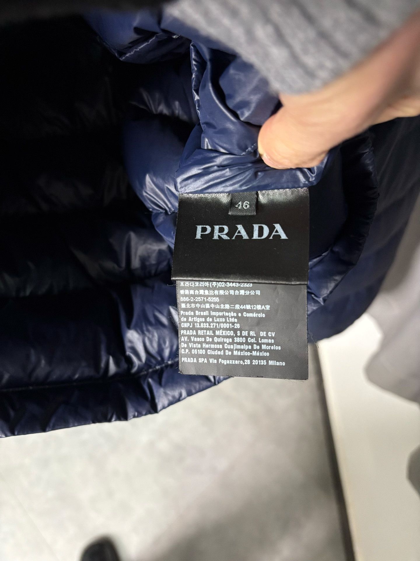 Prada Prada Down Blue Heavy Coat S Men Size US S / EU 44-46 / 1 - 5 Thumbnail