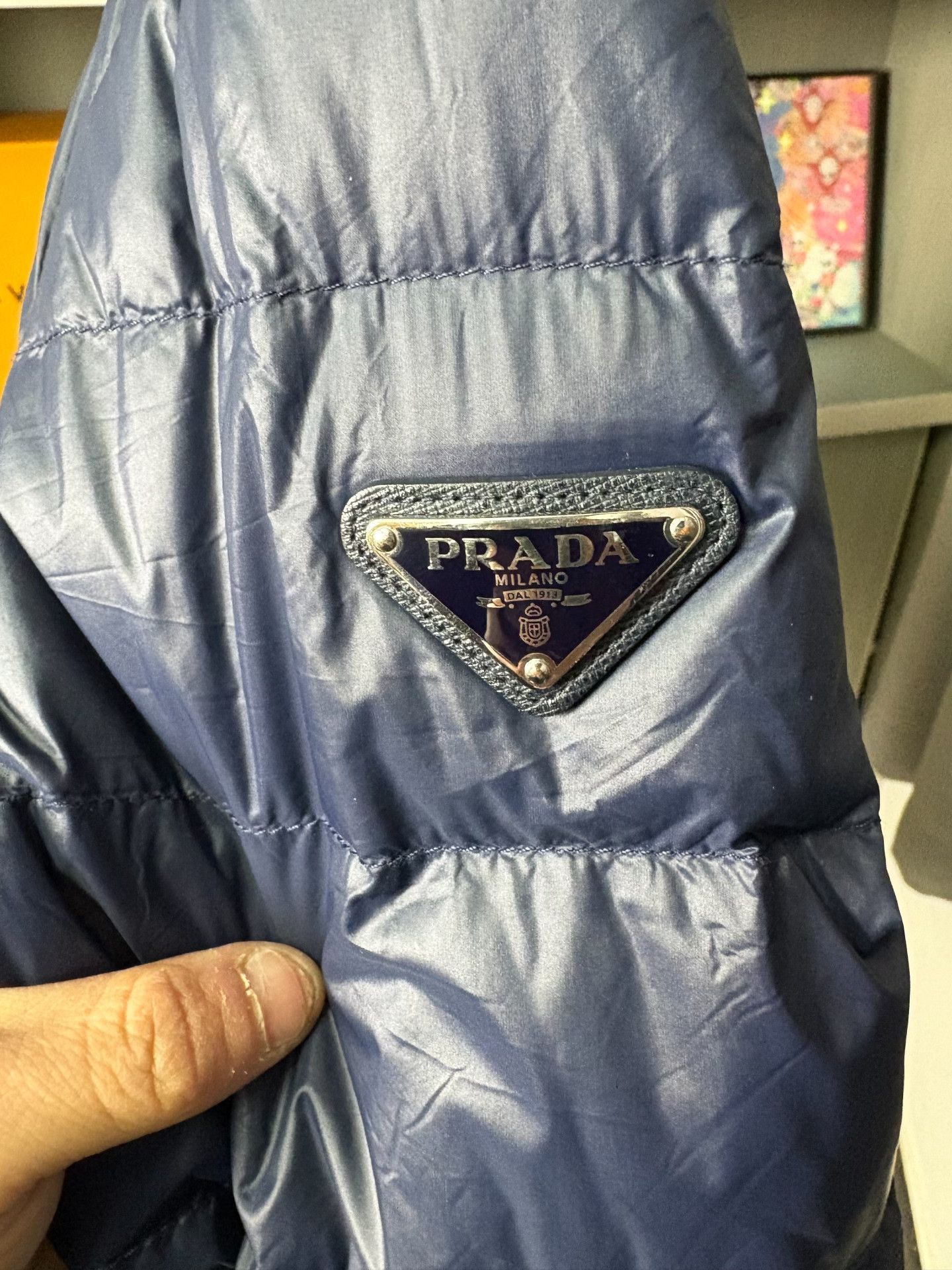 Prada Prada Down Blue Heavy Coat S Men Size US S / EU 44-46 / 1 - 3 Thumbnail