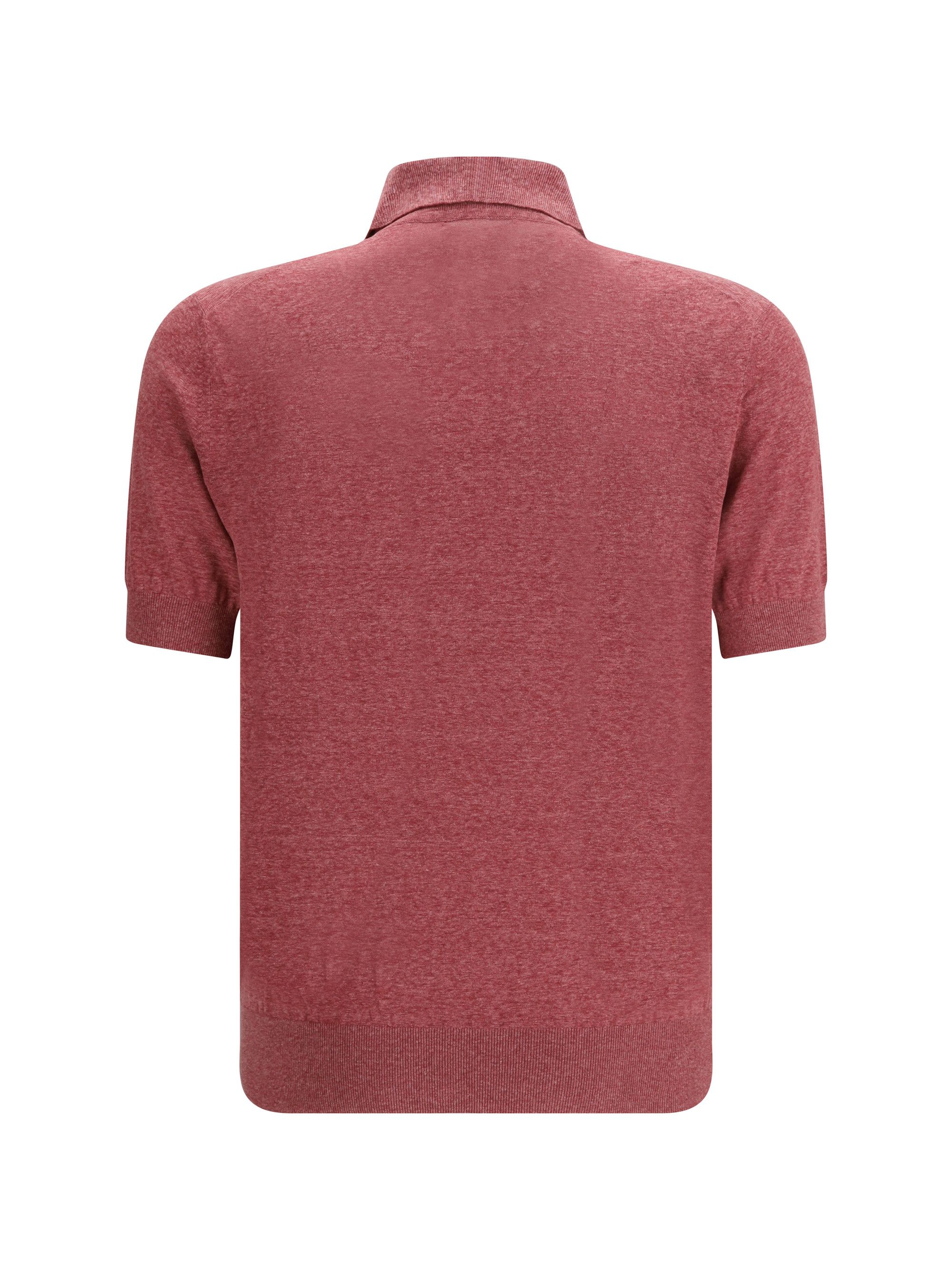Brunello Cucinelli Linen and silk Polo Shirt Size US M / EU 48-50 / 2 - 2 Thumbnail