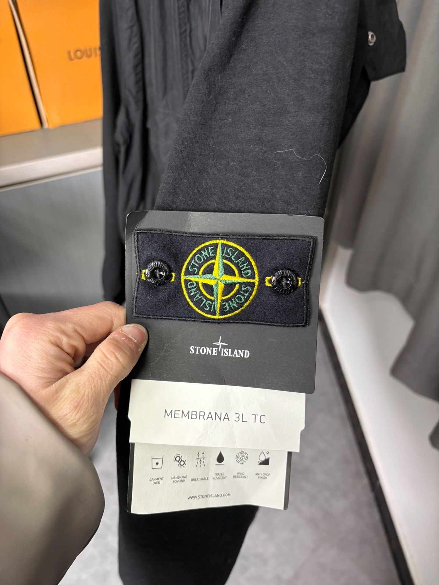 Stone Island Stone Island Patchwork Black Light Jacket XL Men Size US XL / EU 56 / 4 - 4 Thumbnail
