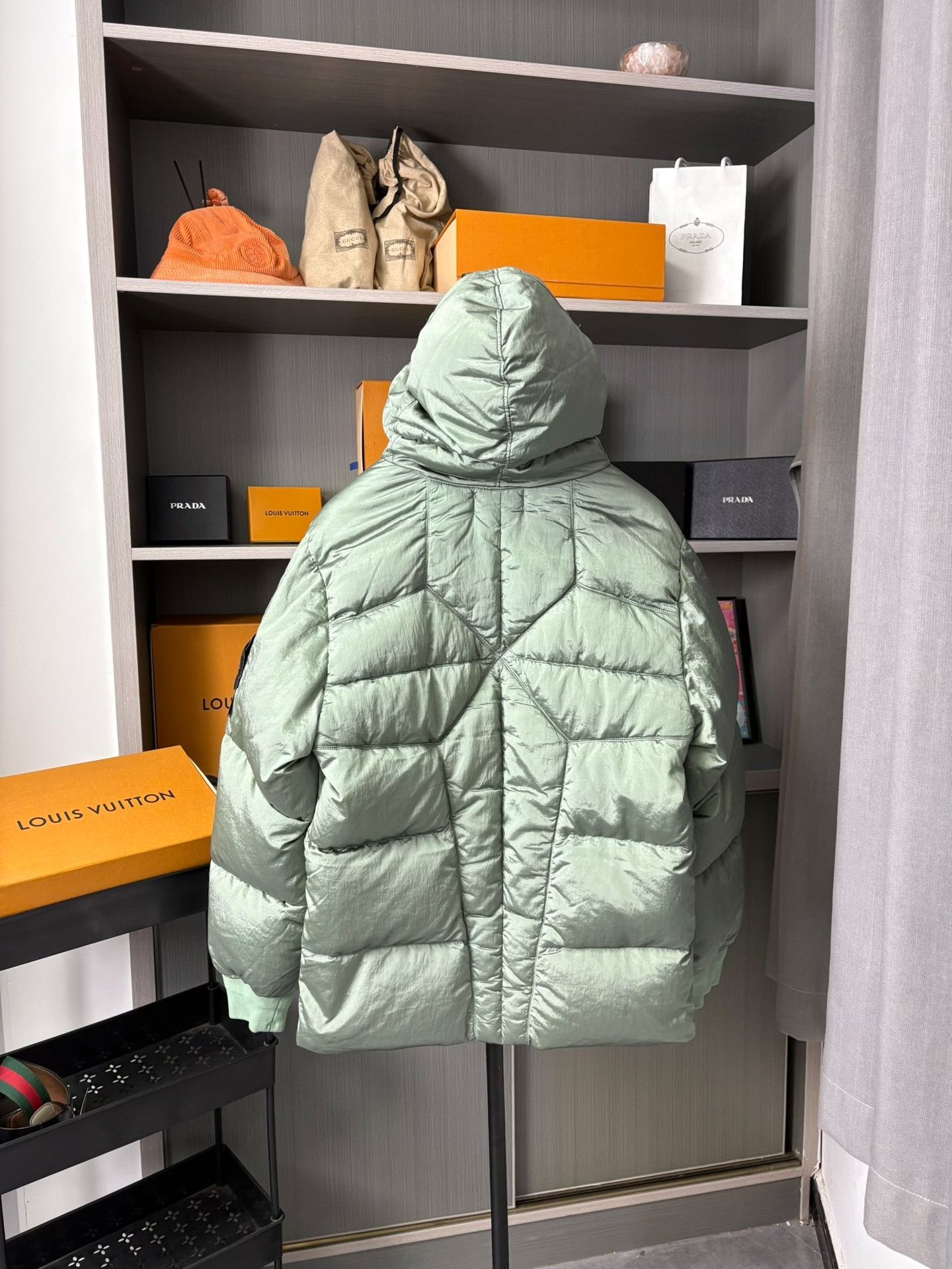 Stone Island Stone Island Nylon Down Green Heavy Coat S Men Size US S / EU 44-46 / 1 - 2 Thumbnail