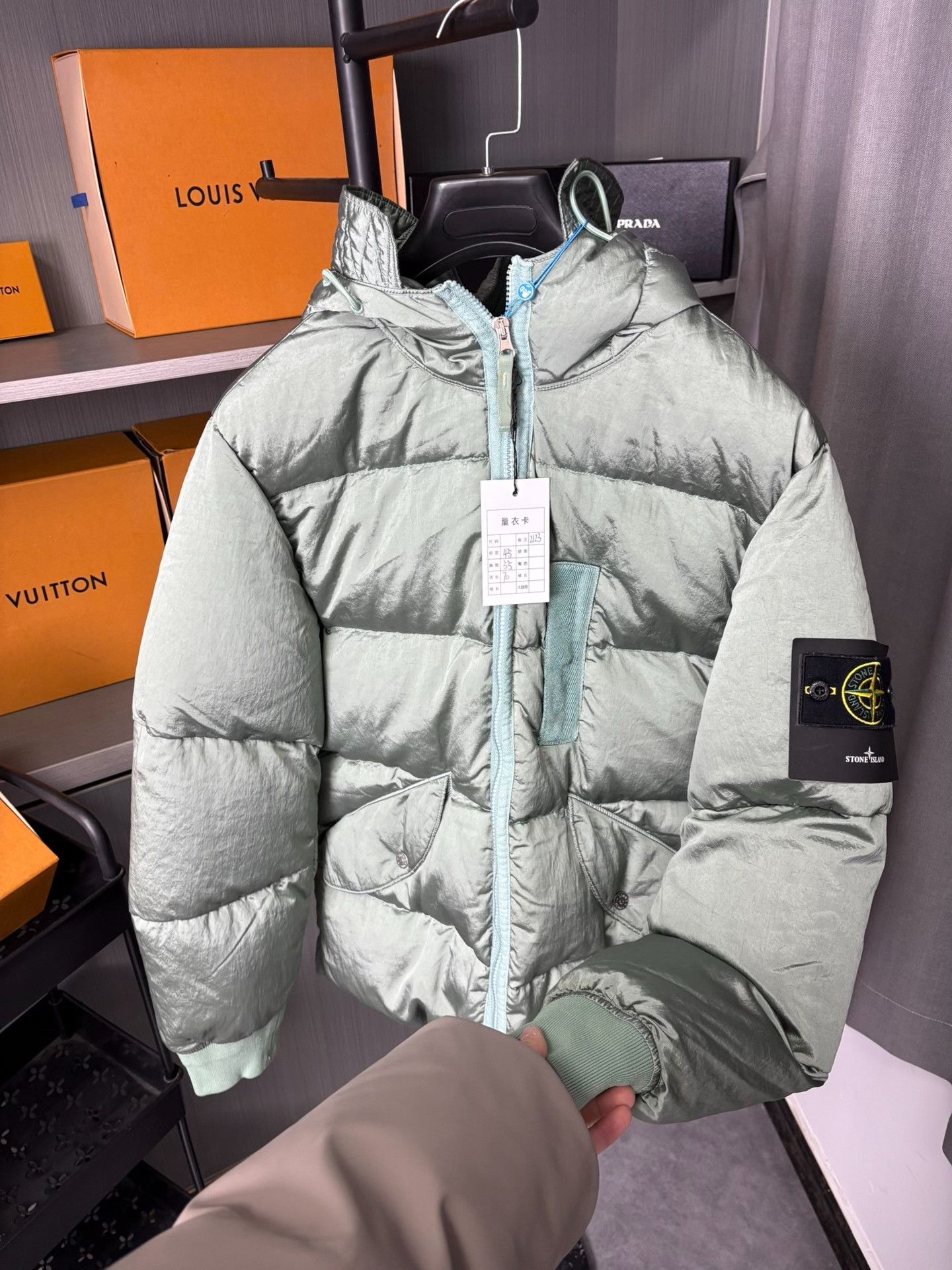 Stone Island Stone Island Nylon Down Green Heavy Coat S Men Size US S / EU 44-46 / 1 - 7 Thumbnail