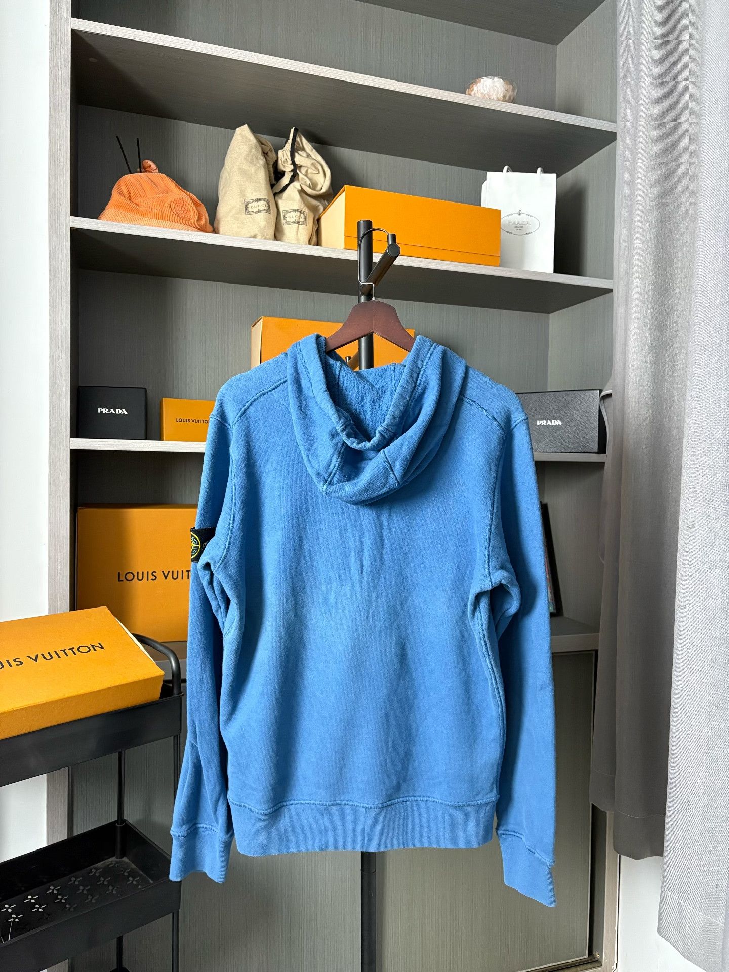 Stone Island Stone Island Blue Hoodie S Men Size US S / EU 44-46 / 1 - 2 Thumbnail
