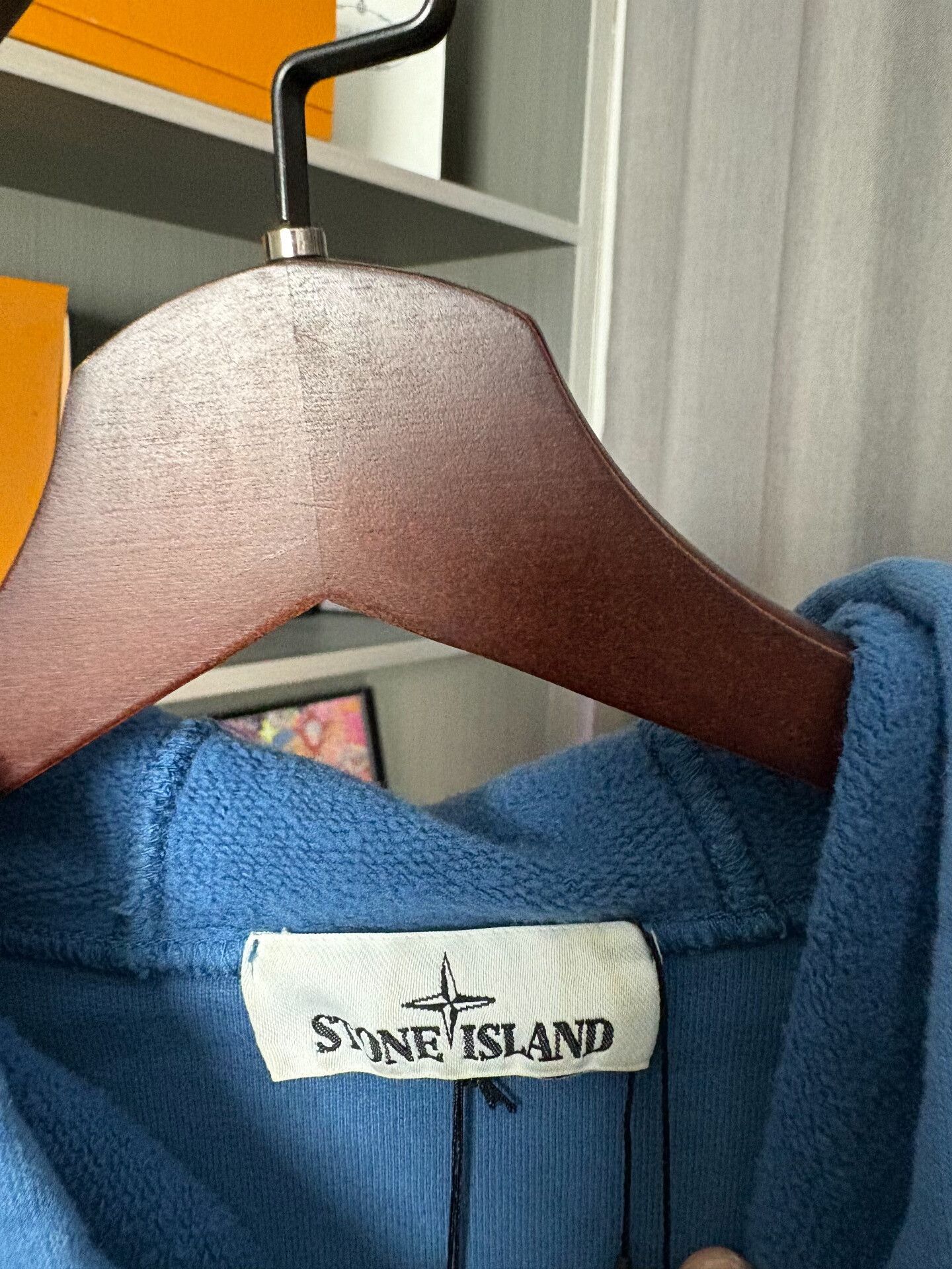 Stone Island Stone Island Blue Hoodie S Men Size US S / EU 44-46 / 1 - 3 Thumbnail