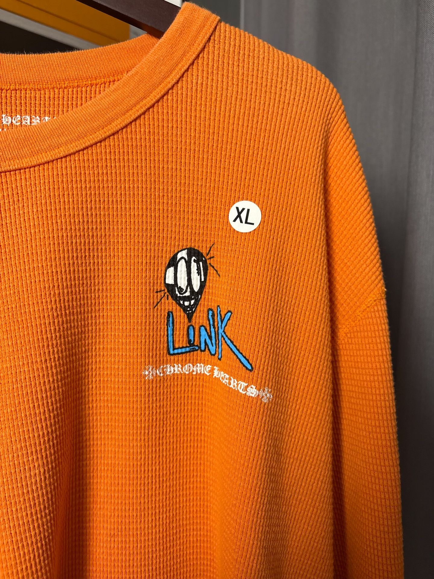 Chrome Hearts Chrome Hearts Collab Orange Hoodie XL Men Size US XL / EU 56 / 4 - 4 Thumbnail