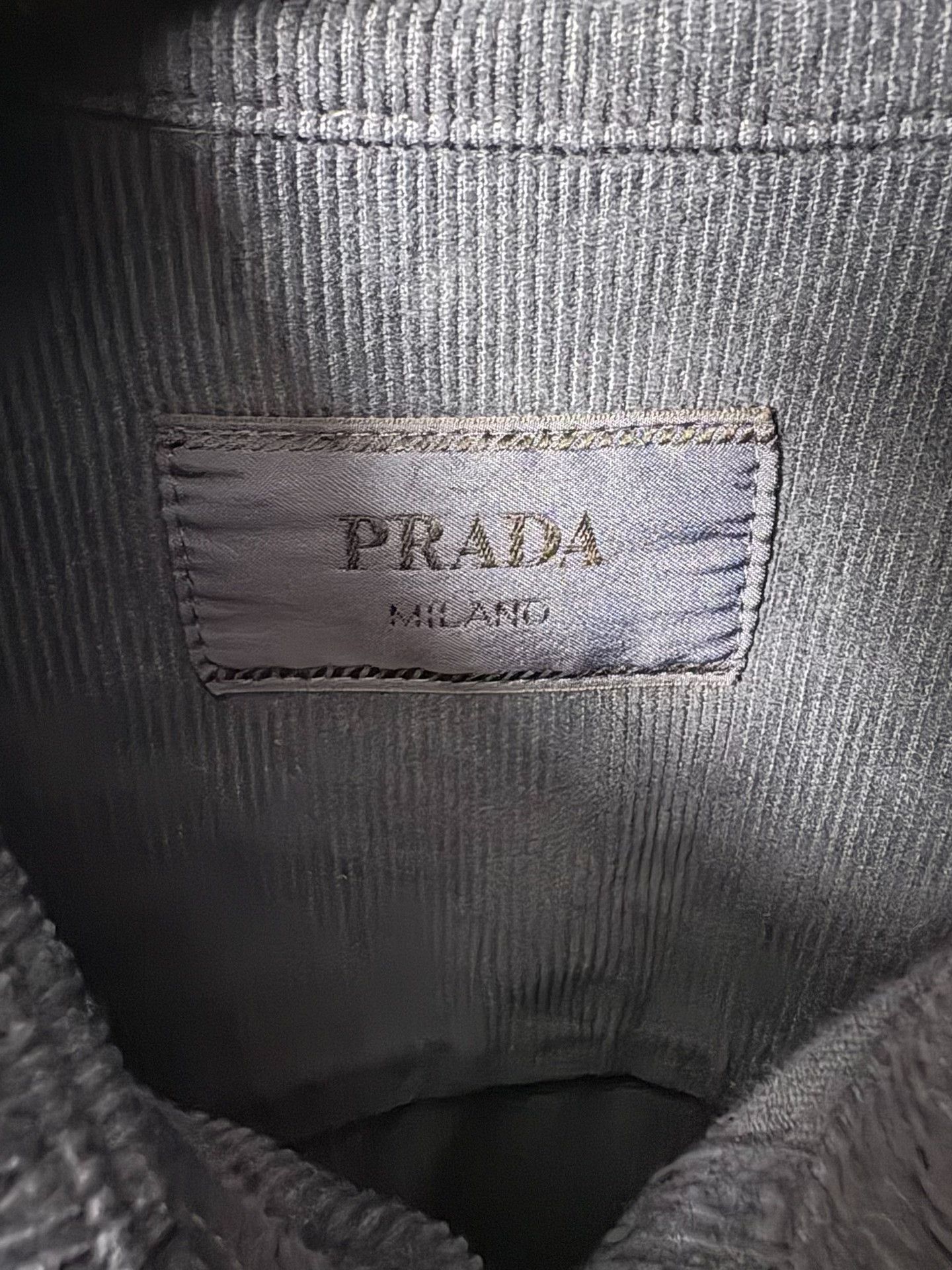 Prada Prada Corduroy Blue Shirt L Men Size US L / EU 52-54 / 3 - 4 Thumbnail