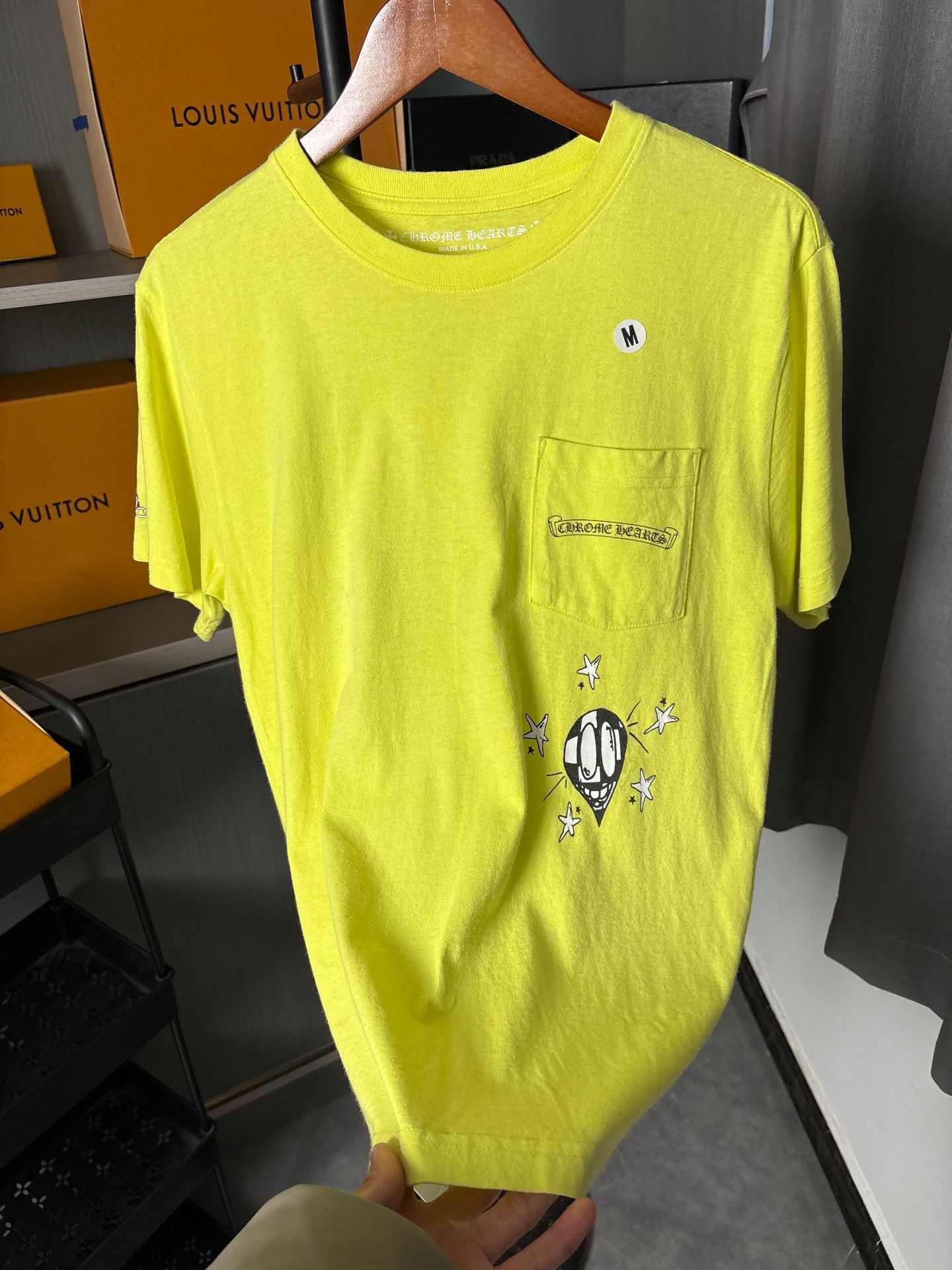 Chrome Hearts Chrome Hearts Yellow T-Shirt M Men Size US M / EU 48-50 / 2 - 8 Thumbnail