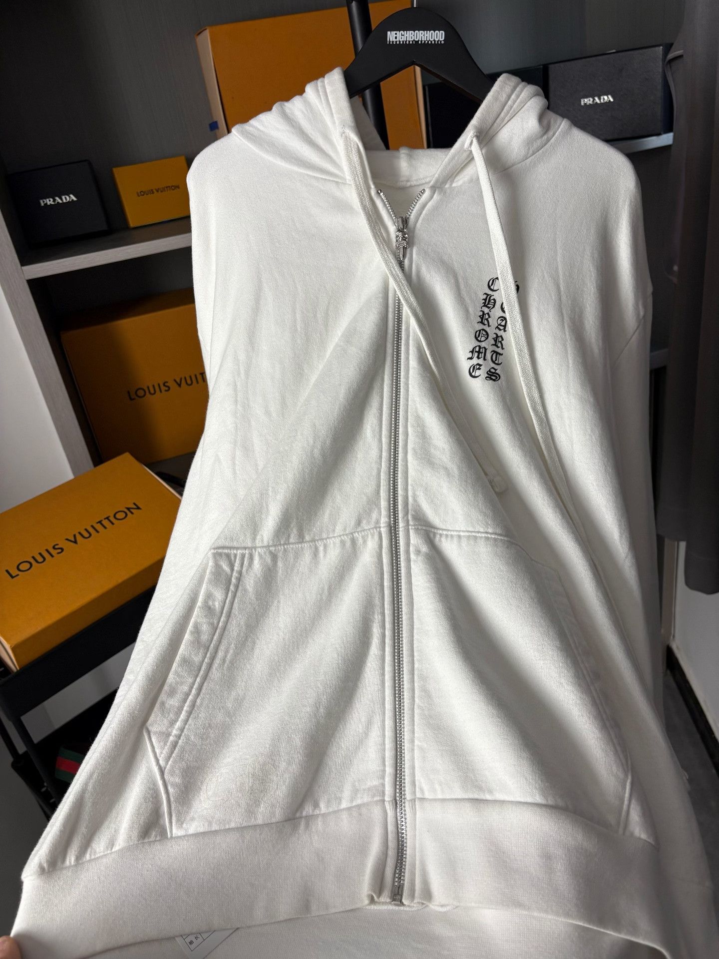 Chrome Hearts Chrome Hearts White Hoodie S Men Size US S / EU 44-46 / 1 - 5 Thumbnail
