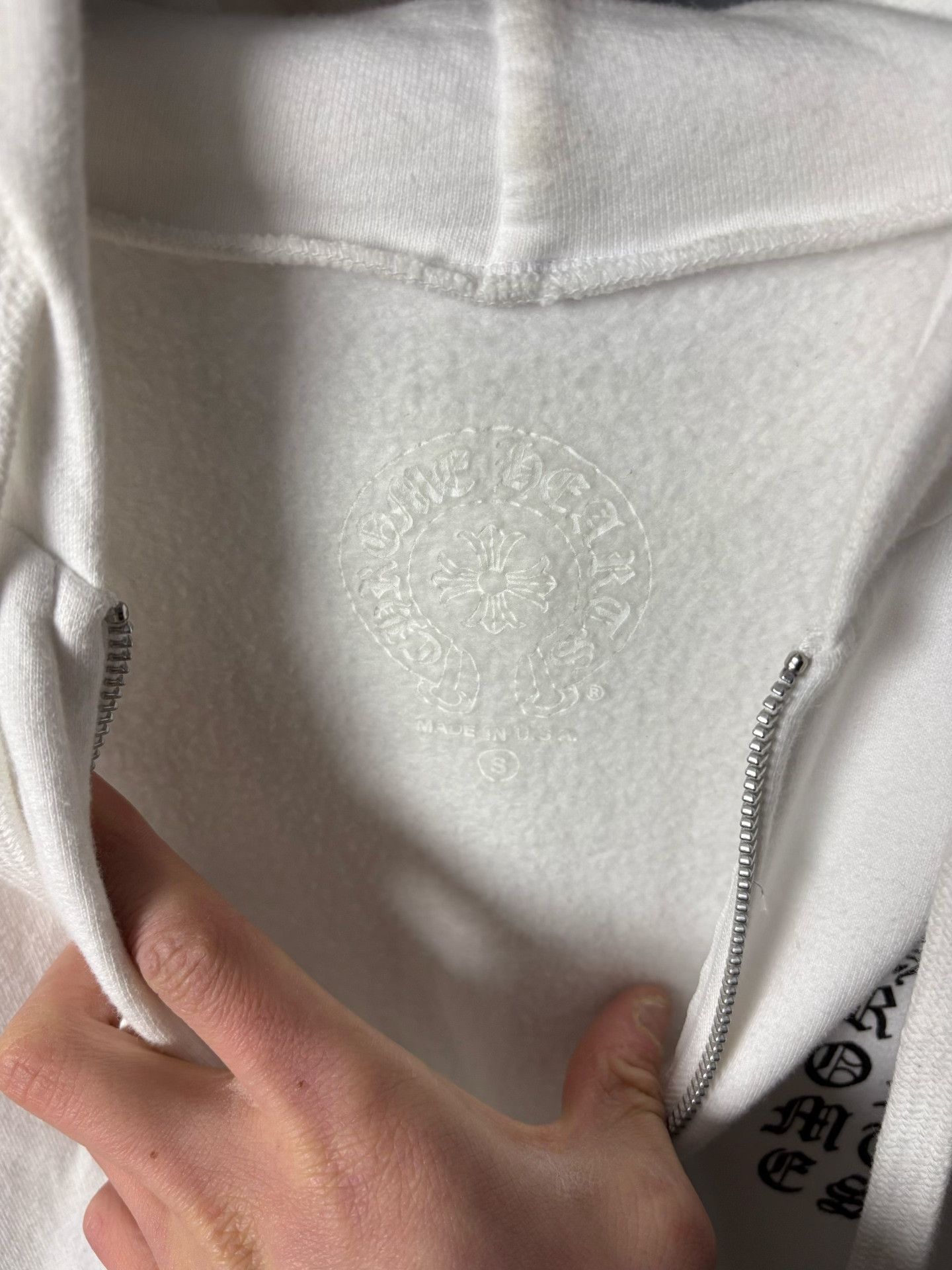 Chrome Hearts Chrome Hearts White Hoodie S Men Size US S / EU 44-46 / 1 - 3 Thumbnail