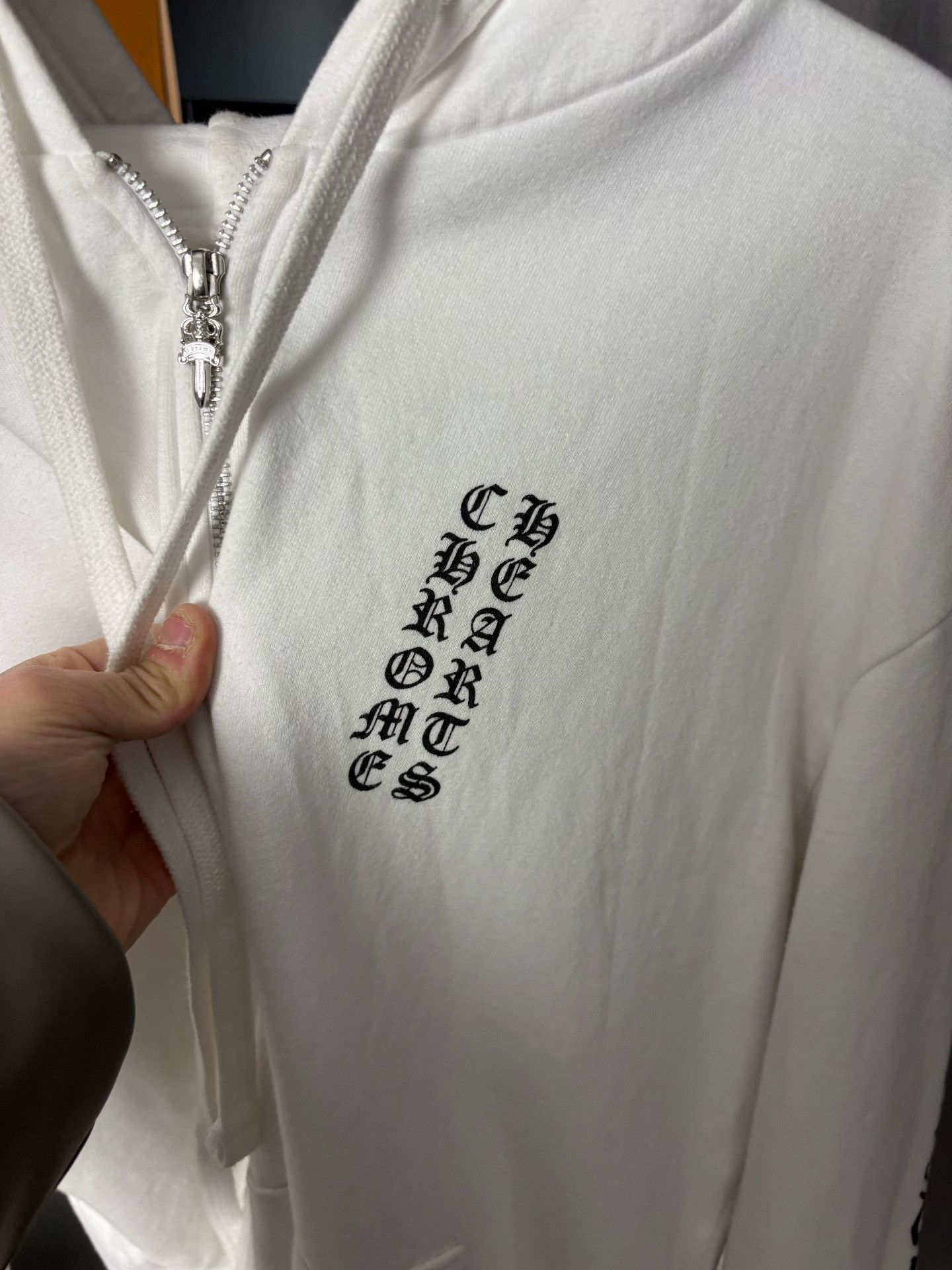 Chrome Hearts Chrome Hearts White Hoodie S Men Size US S / EU 44-46 / 1 - 4 Thumbnail