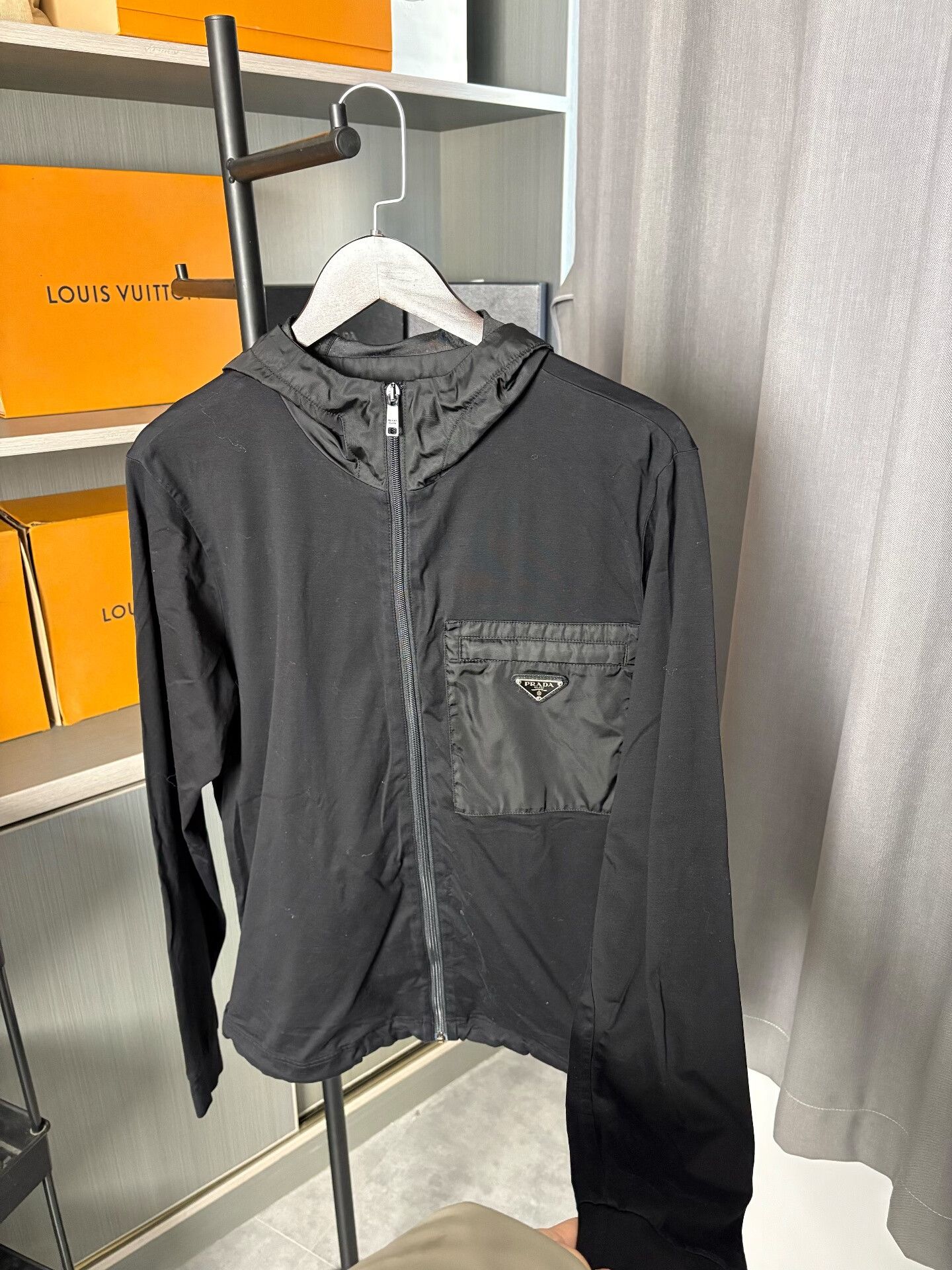 Prada Prada Black Light Jacket M Men Size US M / EU 48-50 / 2 - 7 Thumbnail