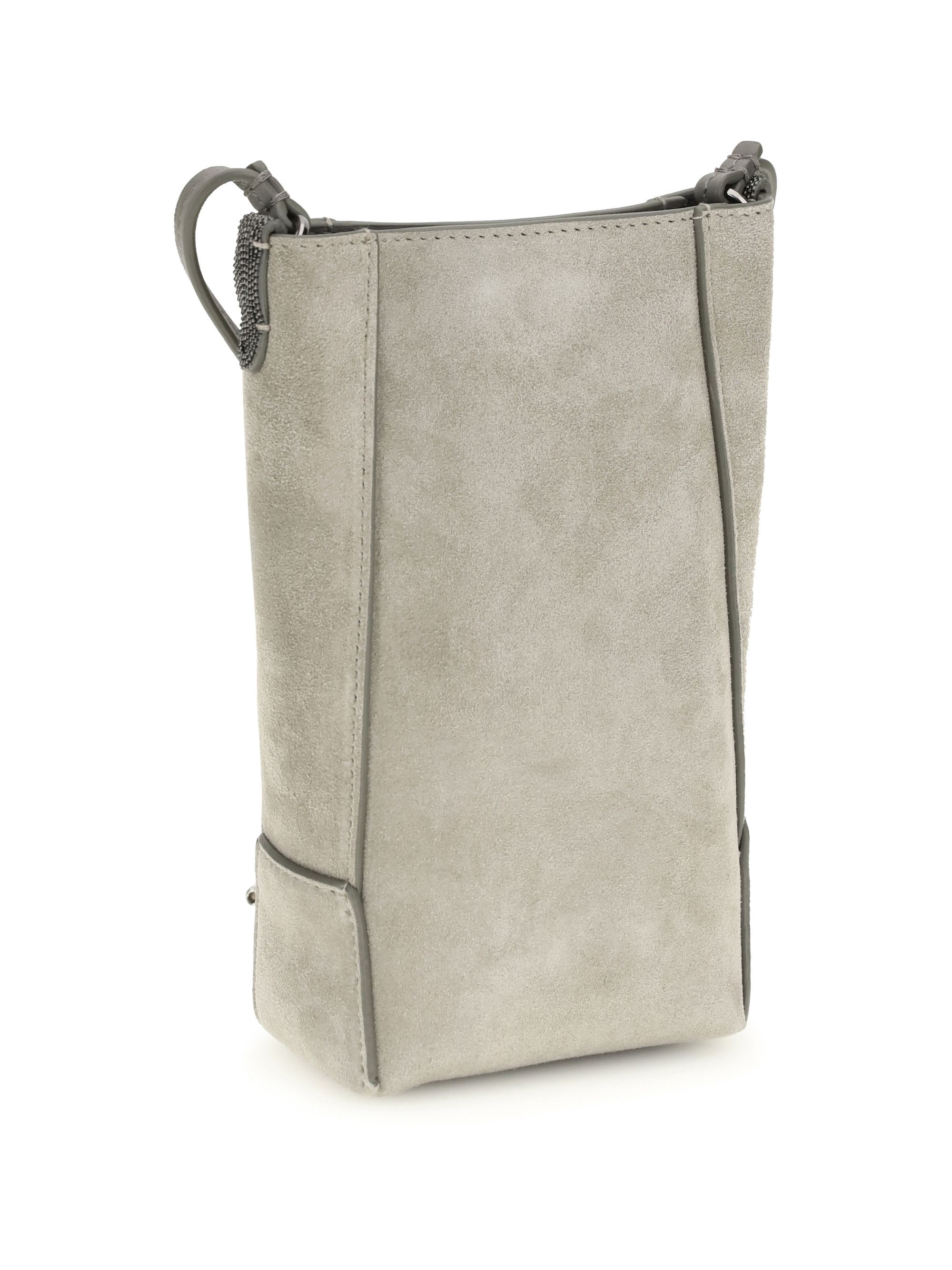 Brunello Cucinelli BC Duo suede Cell Phone Case Size ONE SIZE - 3 Thumbnail