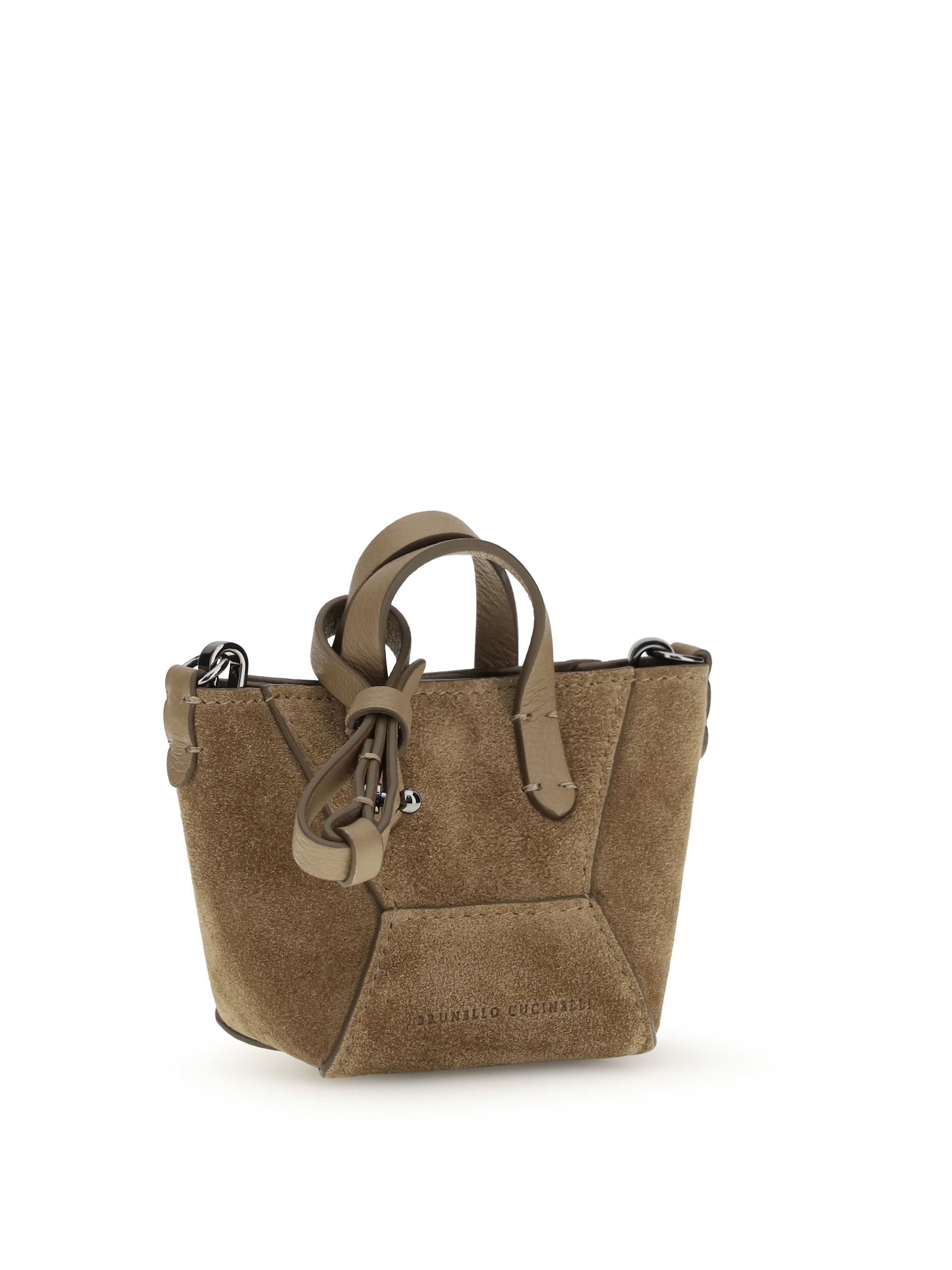 Brunello Cucinelli Micro suede Shoulder Bag Size ONE SIZE - 2 Thumbnail