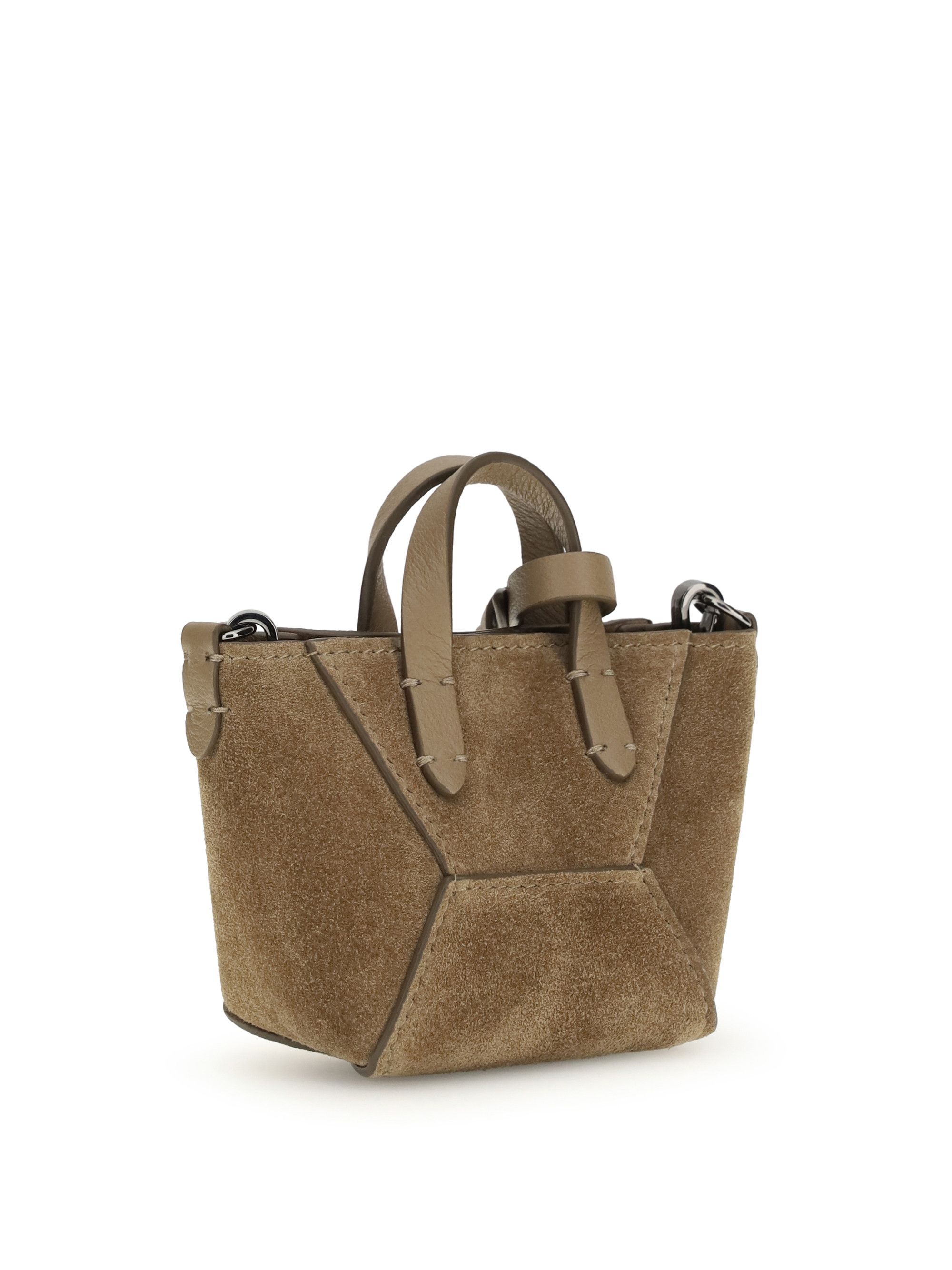 Brunello Cucinelli Micro suede Shoulder Bag Size ONE SIZE - 3 Thumbnail