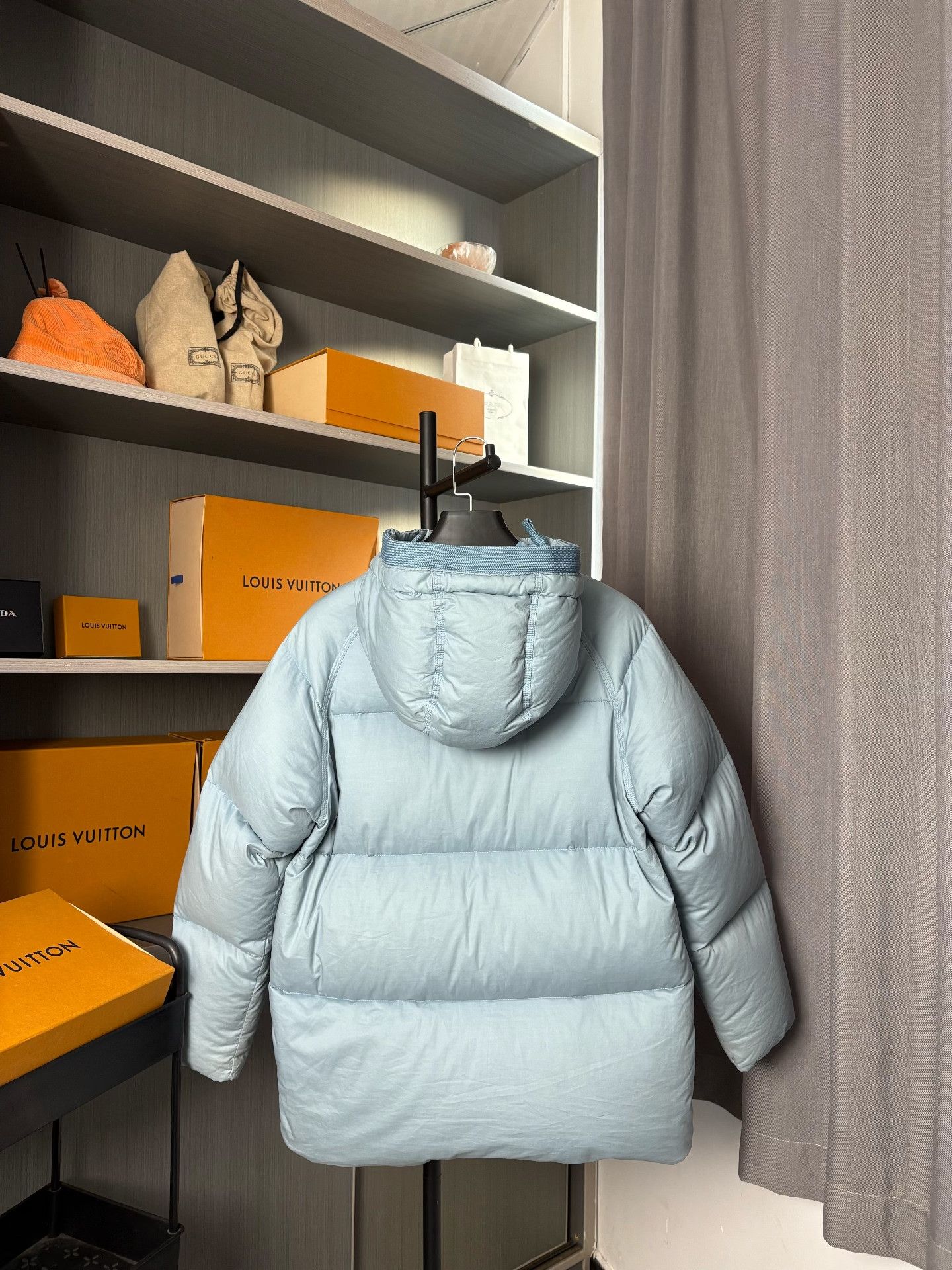 Moncler Moncler Down Blue Heavy Coat XL Men Size US XL / EU 56 / 4 - 2 Thumbnail