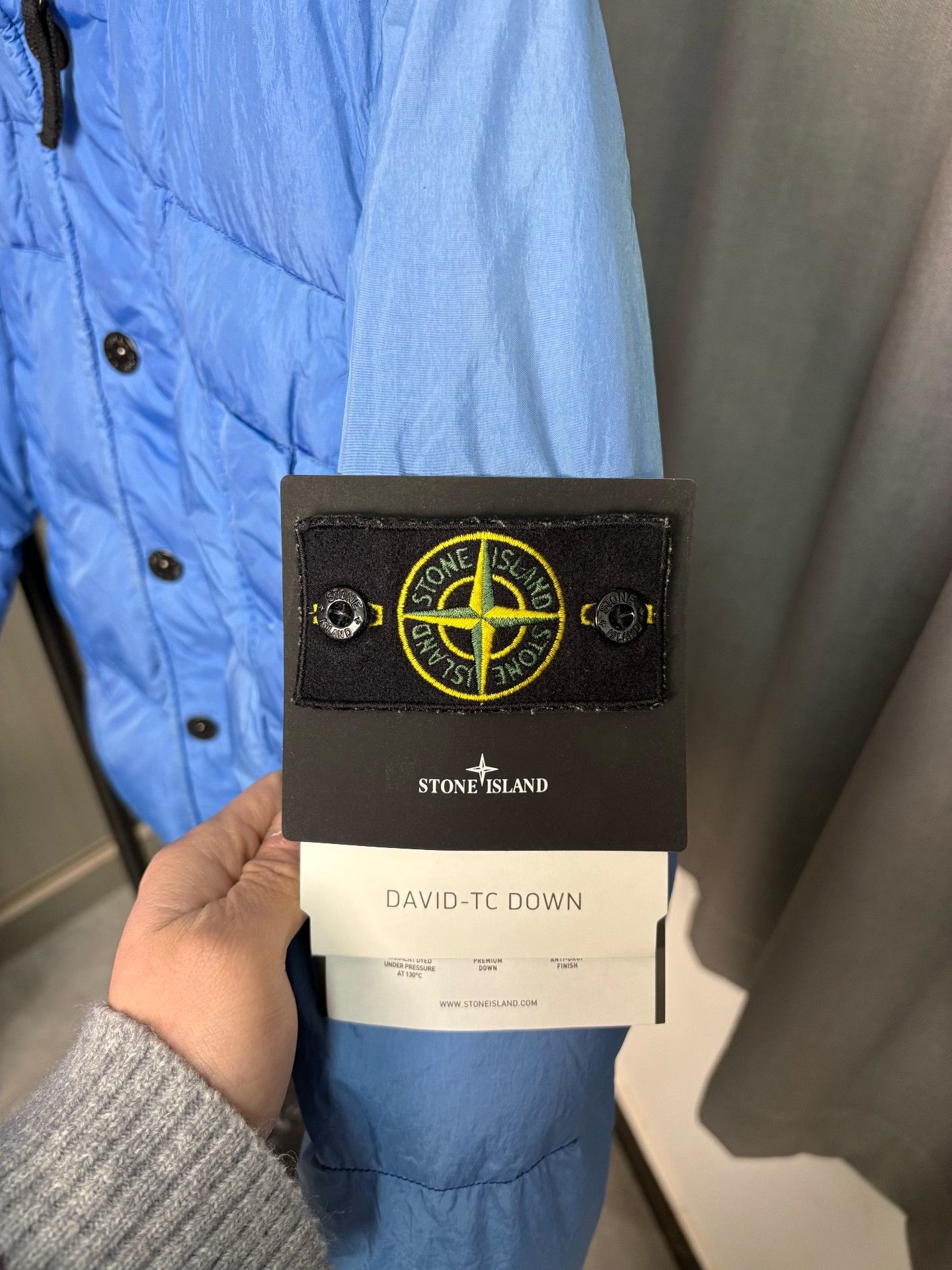 Stone Island Stone Island Down Blue Heavy Coat S Men Size US S / EU 44-46 / 1 - 4 Thumbnail