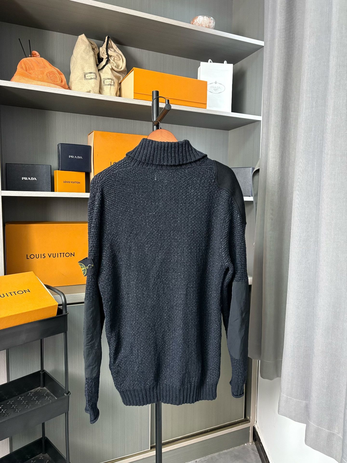 Stone Island Stone Island Knit Blue Sweater L Men Size US L / EU 52-54 / 3 - 2 Thumbnail