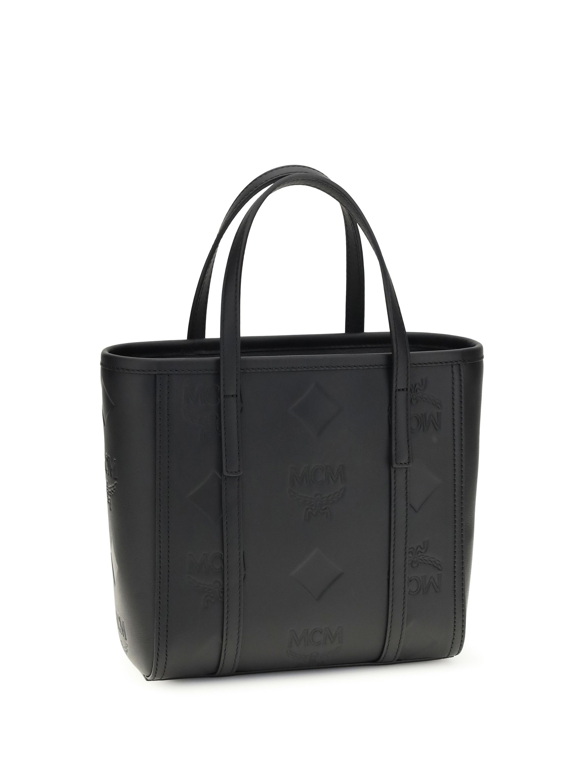MCM Toni small Tote Bag with embossed Maxi Visetos motif Size ONE SIZE - 3 Thumbnail