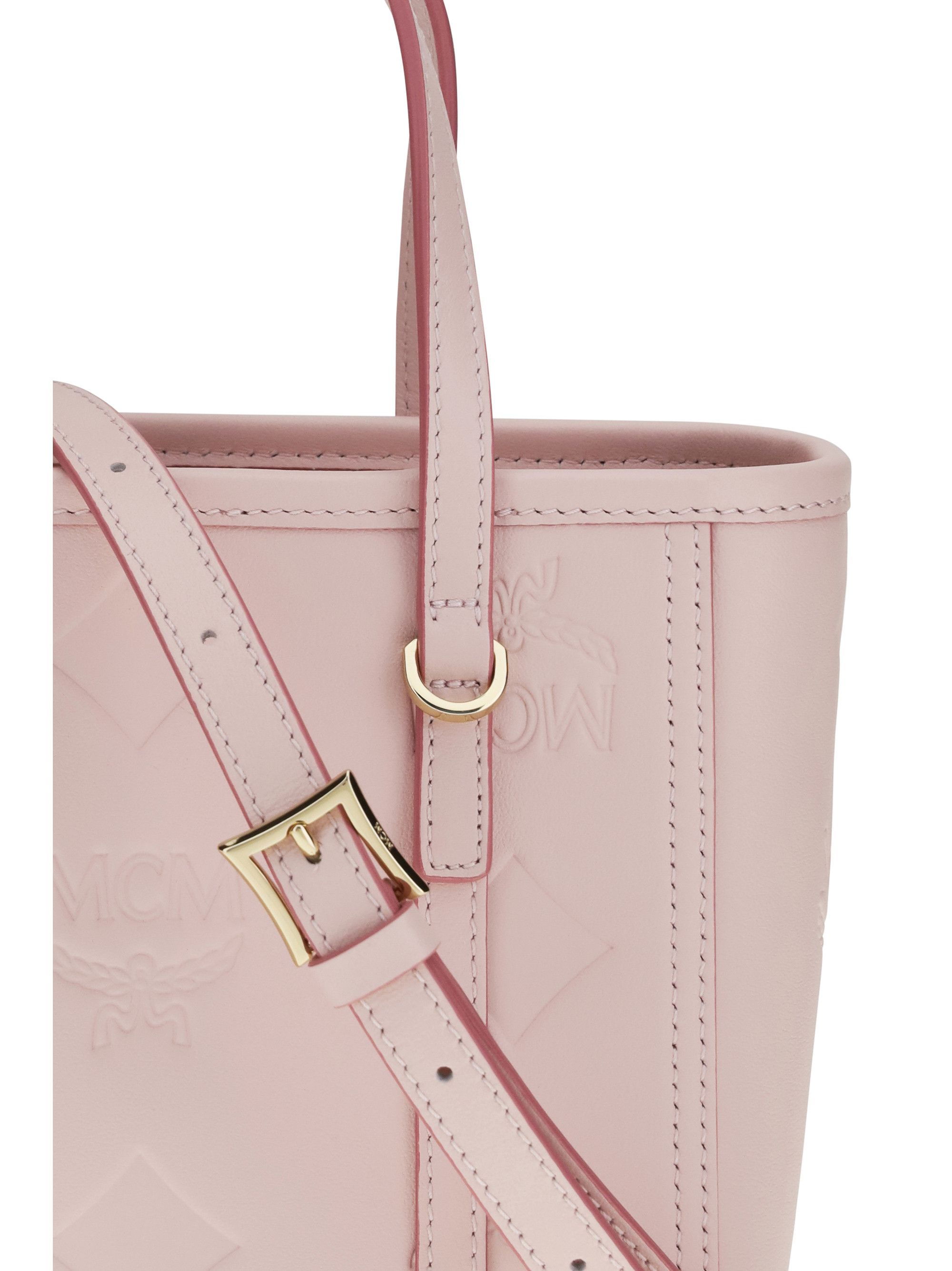 MCM Toni small Tote Bag with embossed Maxi Visetos motif Size ONE SIZE - 4 Thumbnail