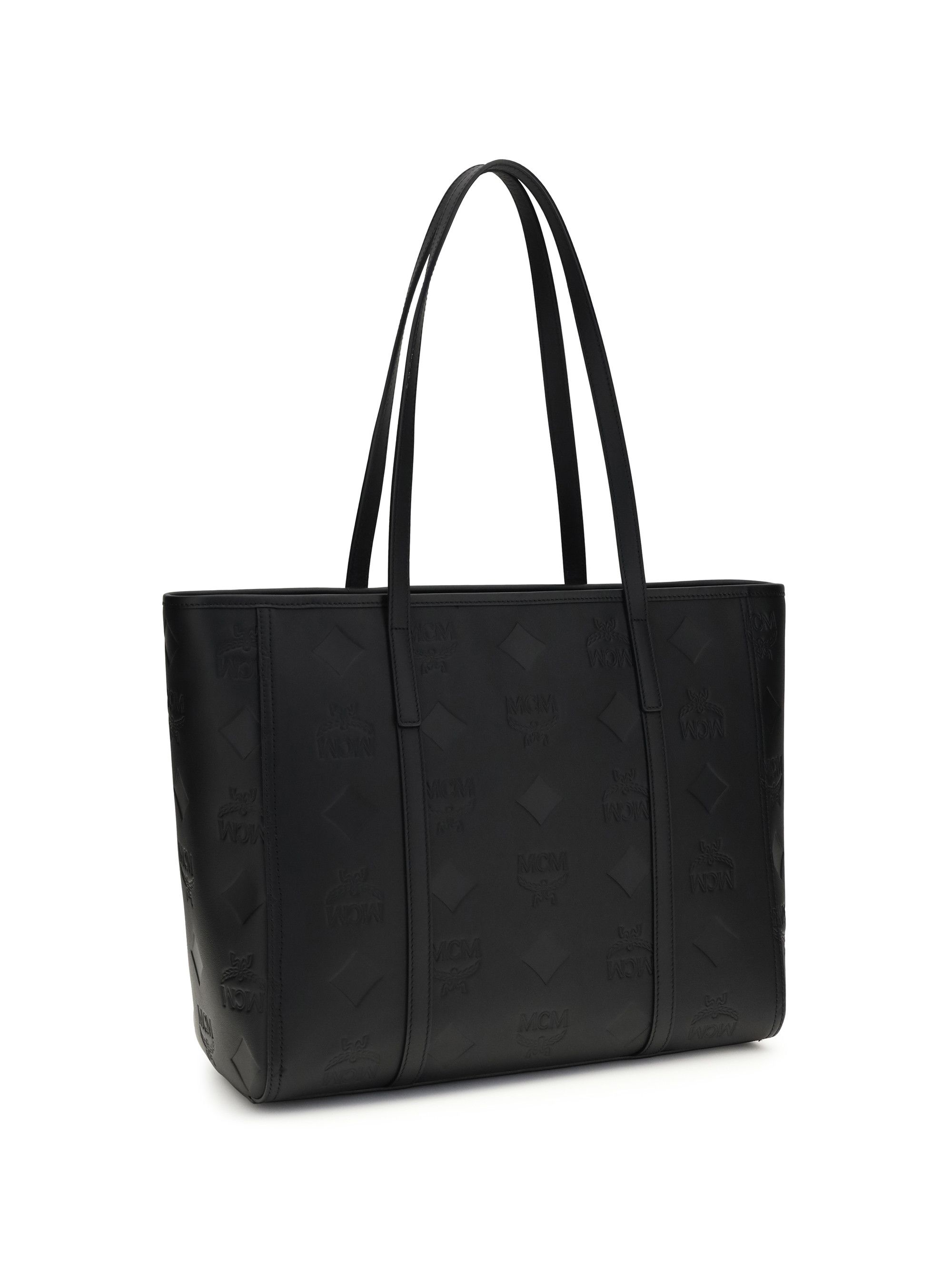 MCM Toni Tote Bag with embossed Maxi Visetos motif Size ONE SIZE - 3 Thumbnail