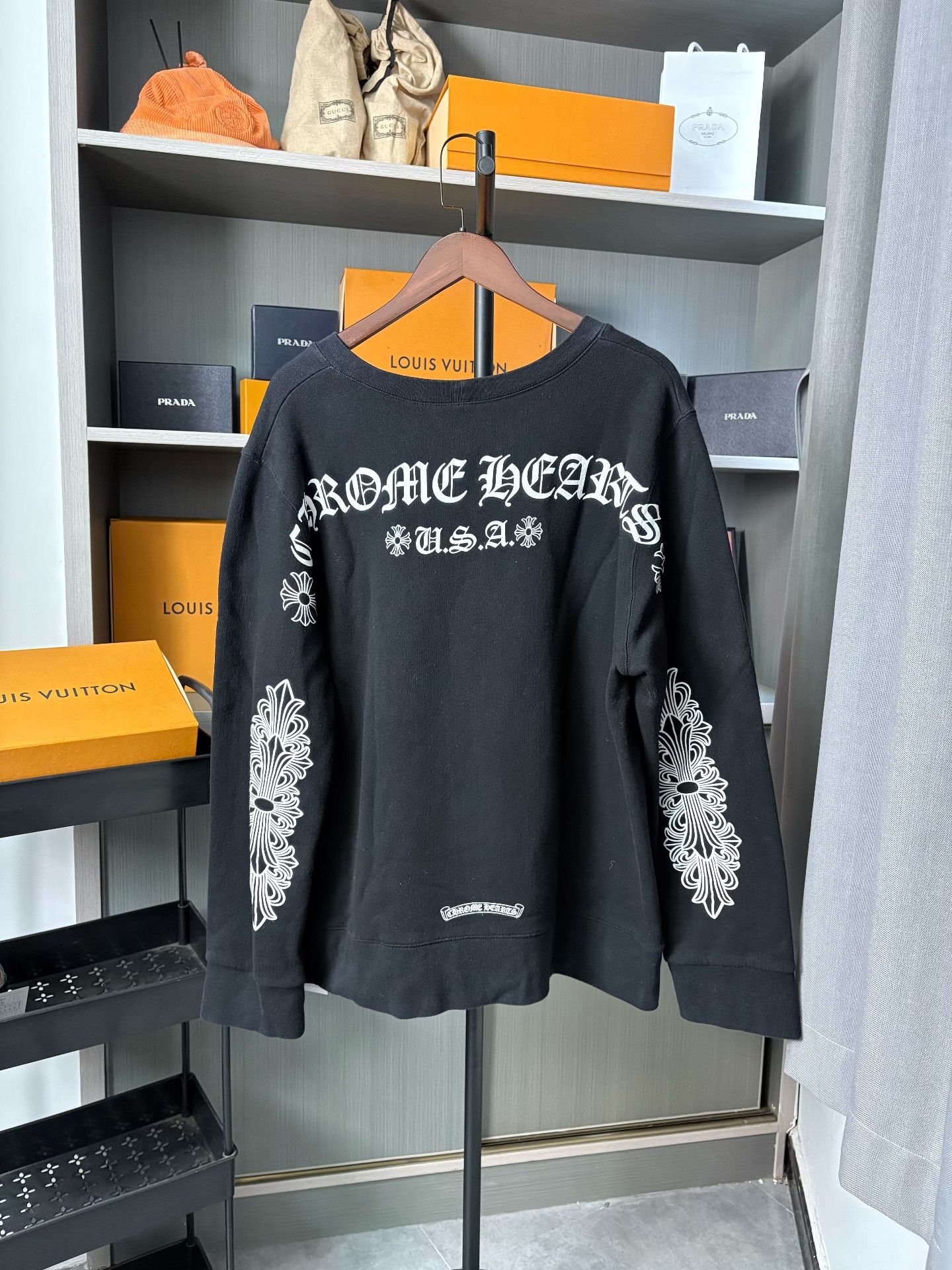 Chrome Hearts Chrome Hearts Black Hoodie XXL Men Size US XXL / EU 58 / 5 - 2 Thumbnail