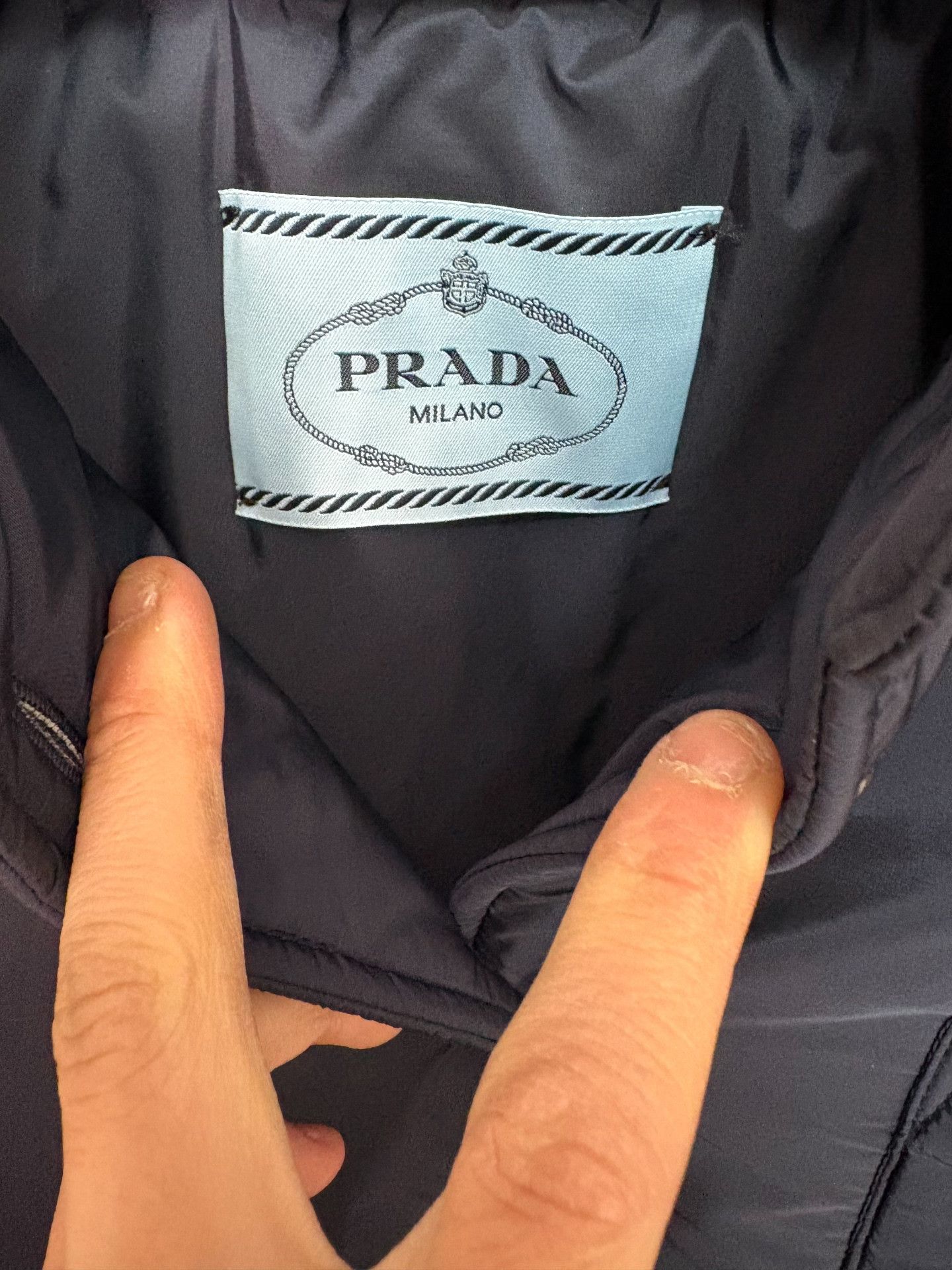Prada Prada Nylon Blue Heavy Coat 2XL Men Size US XS / EU 42 / 0 - 3 Thumbnail