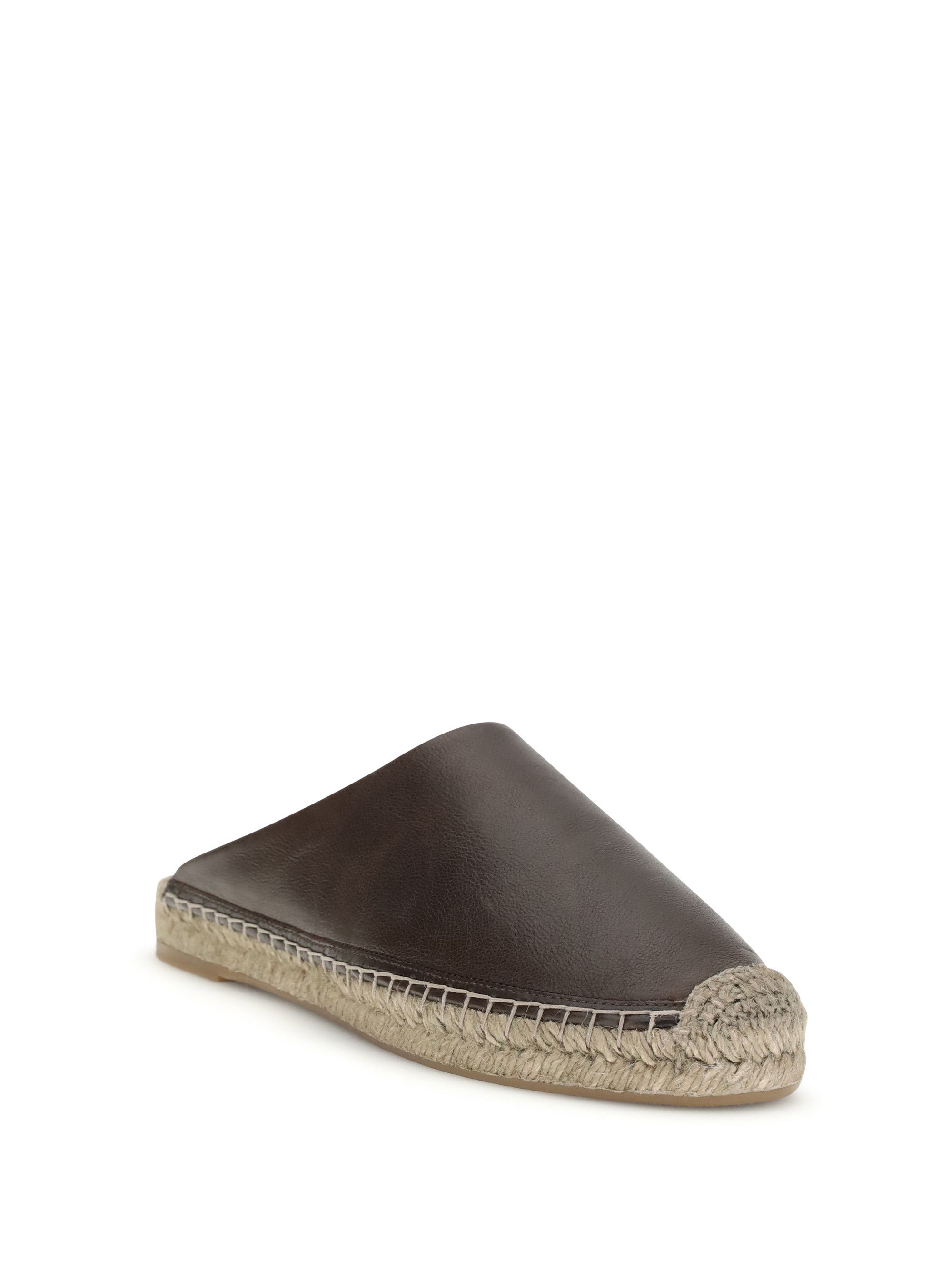 Brunello Cucinelli Leather Espadrilles Mules Size US 10 / IT 40 - 2 Thumbnail