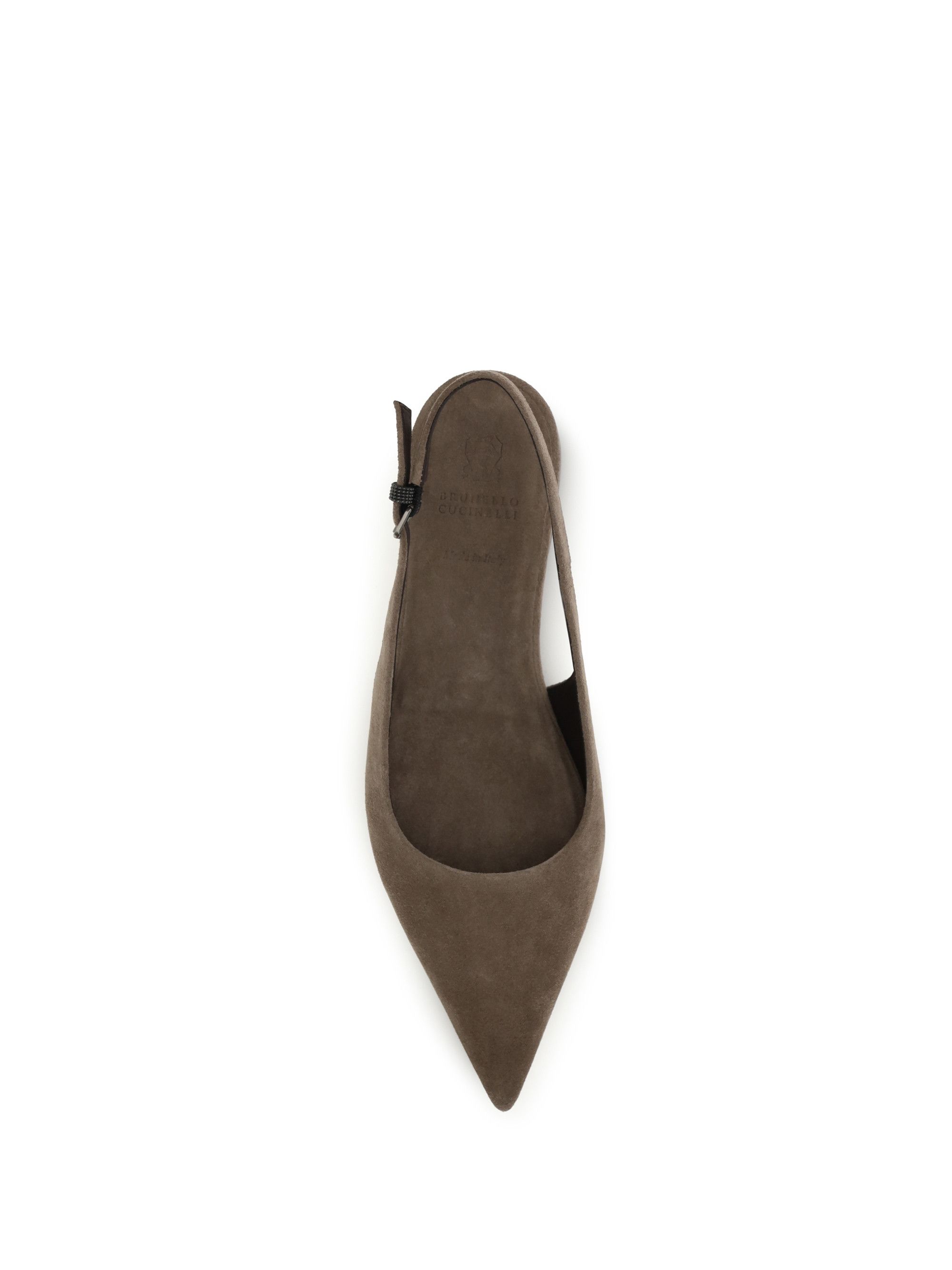 Brunello Cucinelli Suede Ballerinas Size US 10 / IT 40 - 4 Thumbnail