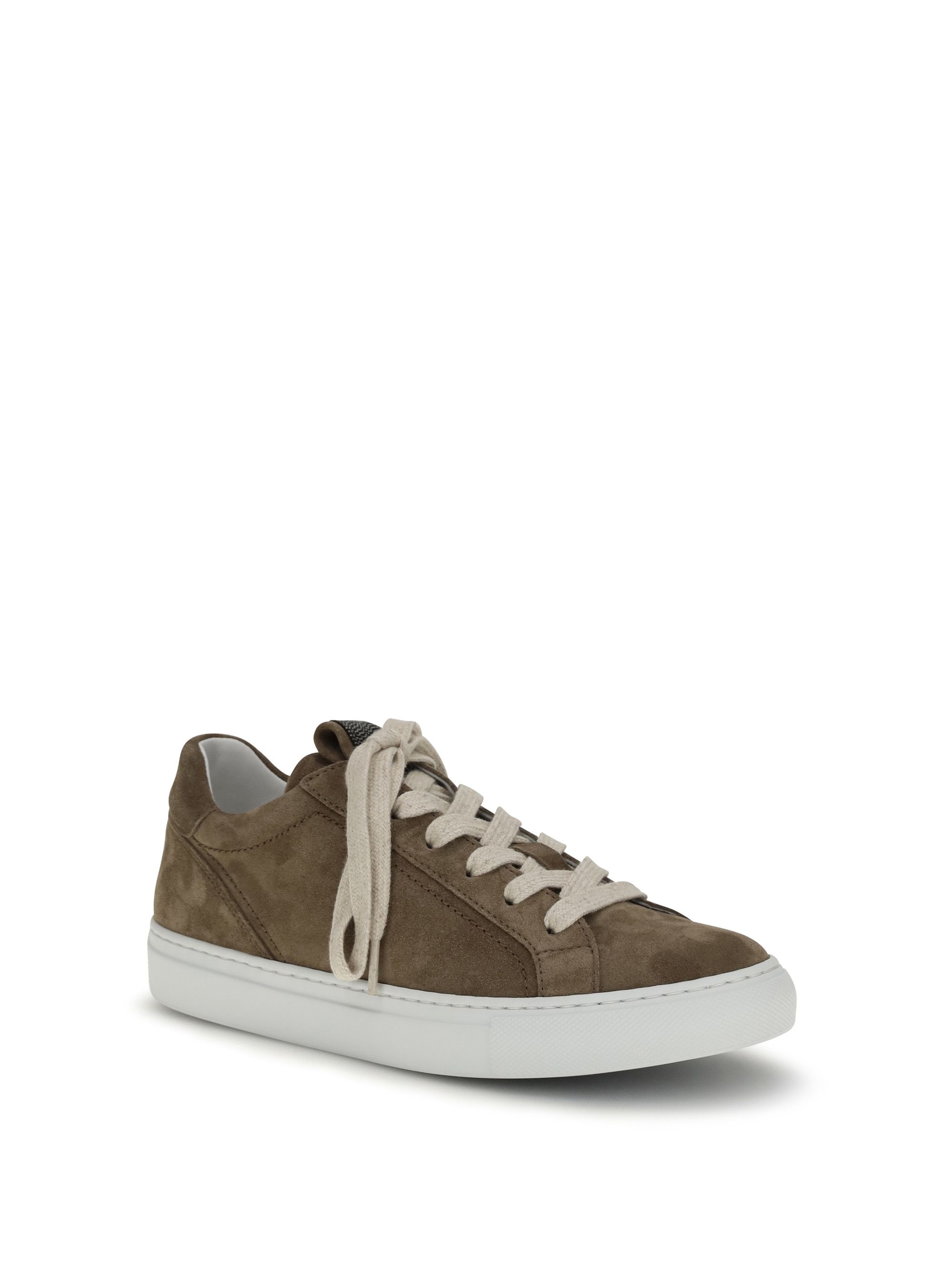 Brunello Cucinelli Suede Sneakers with Precious Loop Size US 7 / IT 37 - 2 Thumbnail