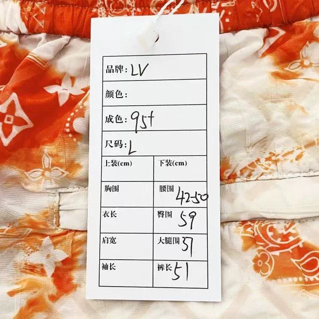 Louis Vuitton Louis Vuitton FW22 All-Over Logo Bandana Tie-Dye Shorts Size US 32 / EU 48 - 6 Thumbnail