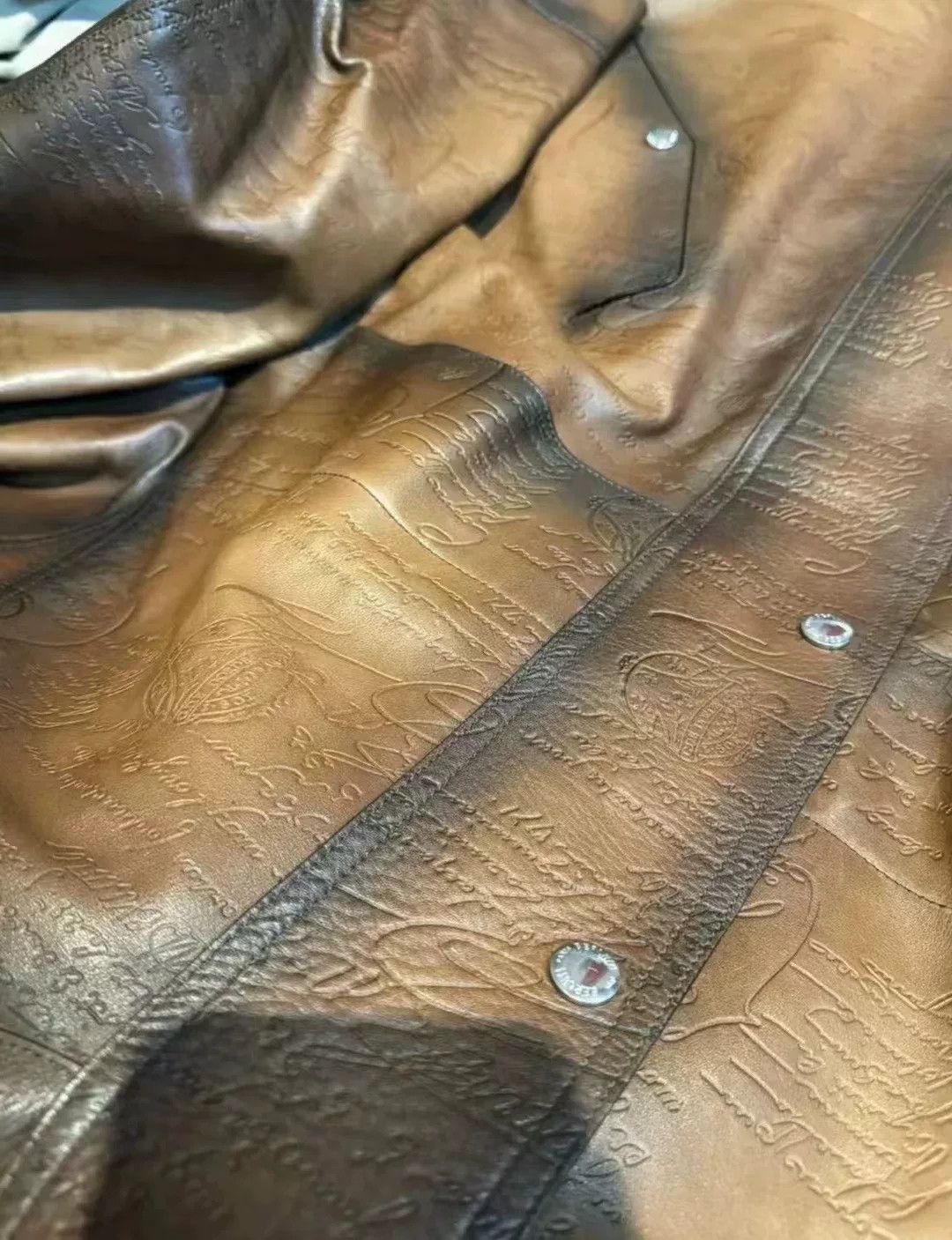 Berluti Berluti Runway Burnished Leather Trench Coat Size US M / EU 48-50 / 2 - 6 Thumbnail