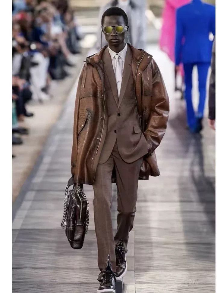 Berluti Berluti Runway Burnished Leather Trench Coat Size US M / EU 48-50 / 2 - 8 Thumbnail