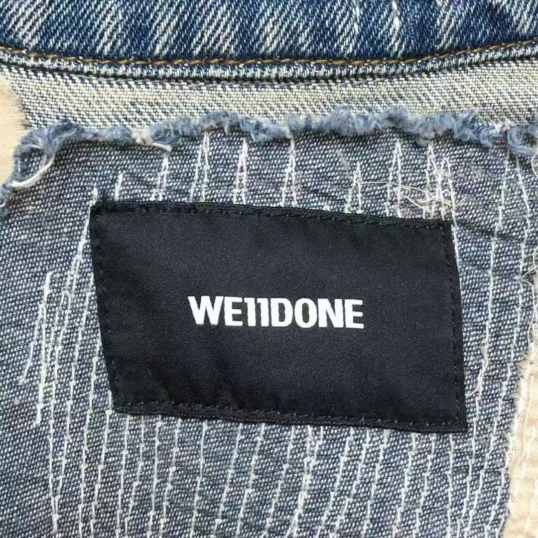 WE11DONE WE11DONE Distressed Denim Jacket Size US XS / EU 42 / 0 - 4 Thumbnail