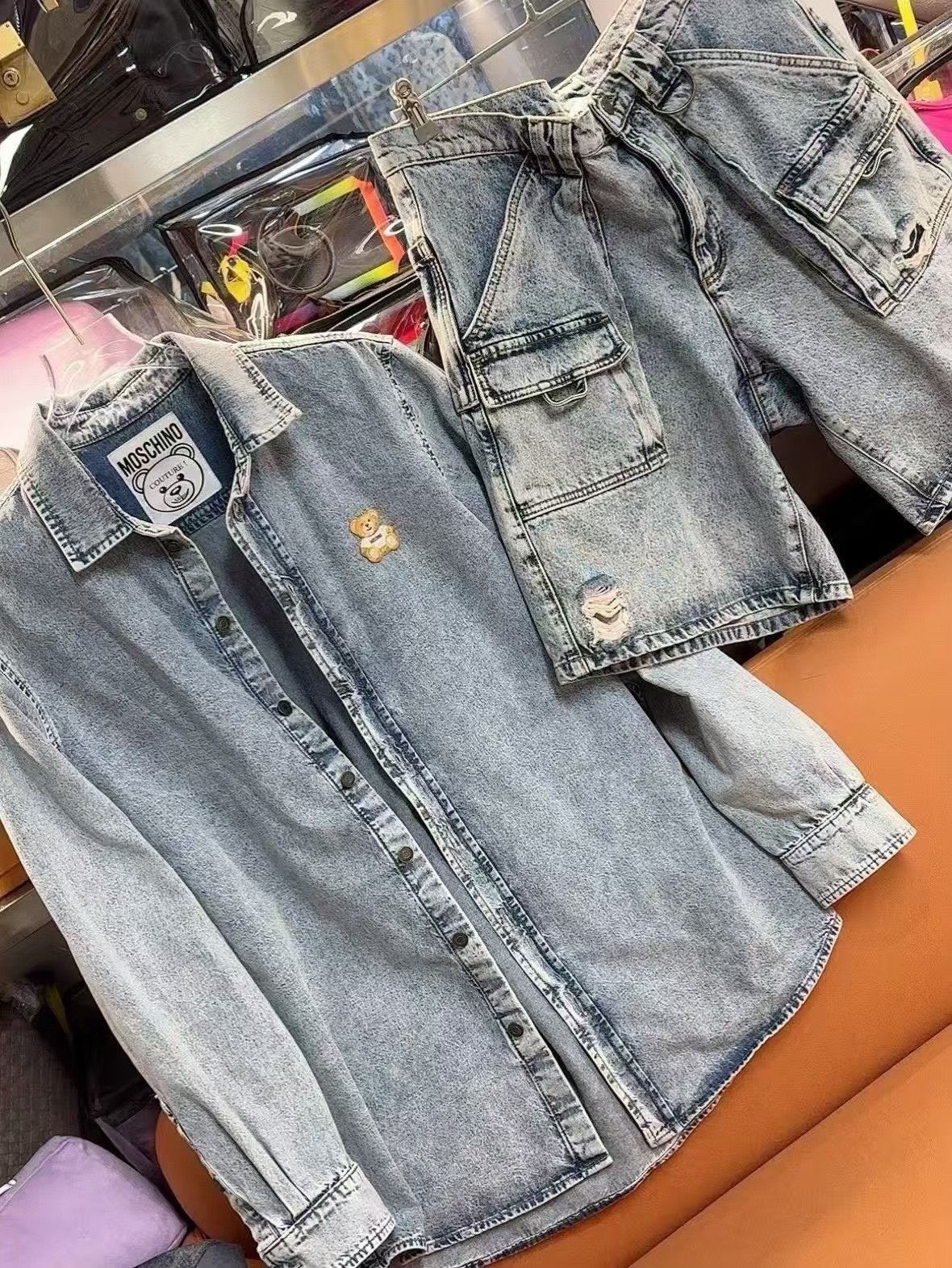 Moschino Moschino Denim Ripped Shorts Size US 34 / EU 50 - 8 Thumbnail