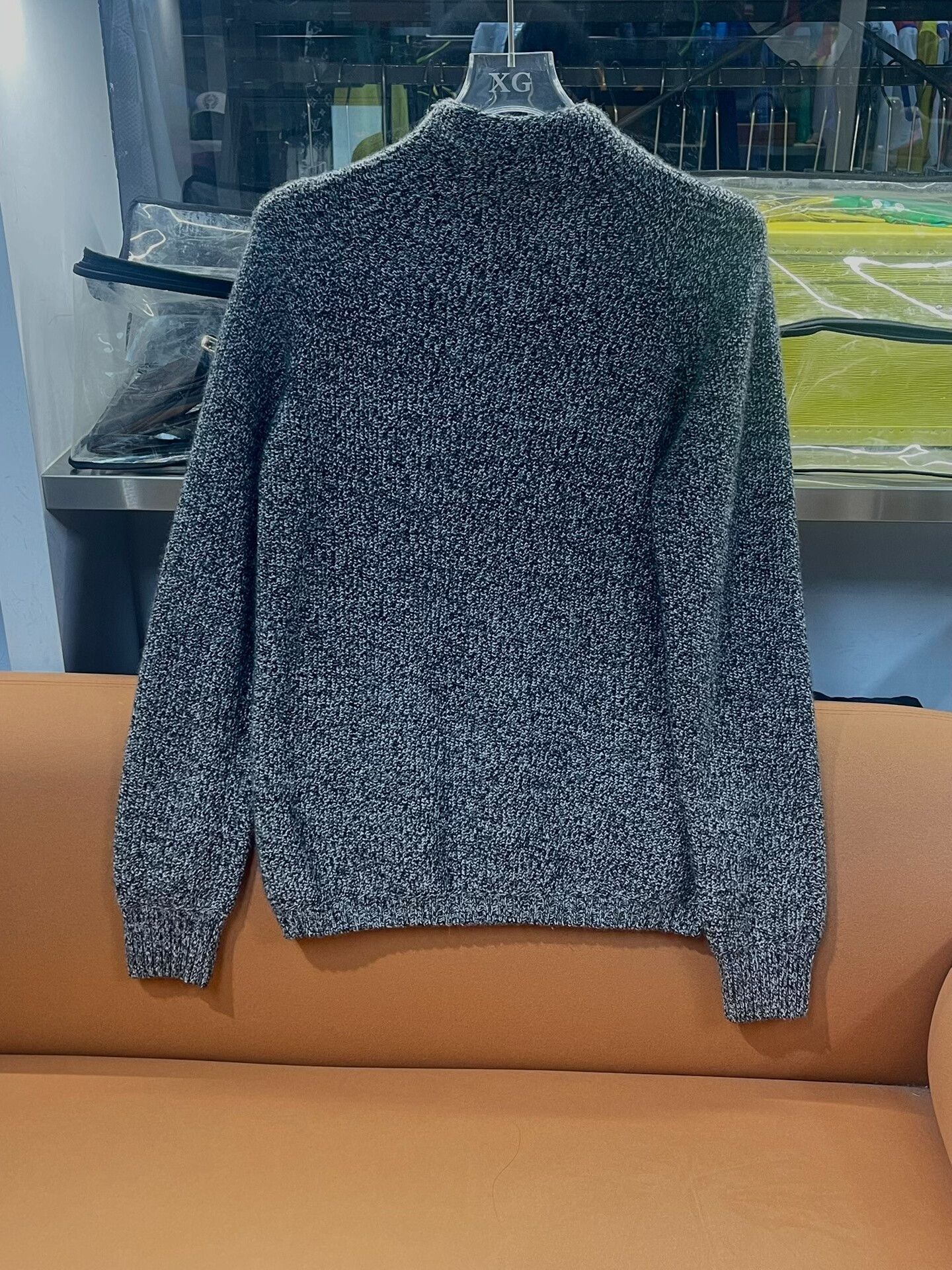 Dior DIOR FW22 Men's Gray High Neck Sweater Size US S / EU 44-46 / 1 - 2 Thumbnail