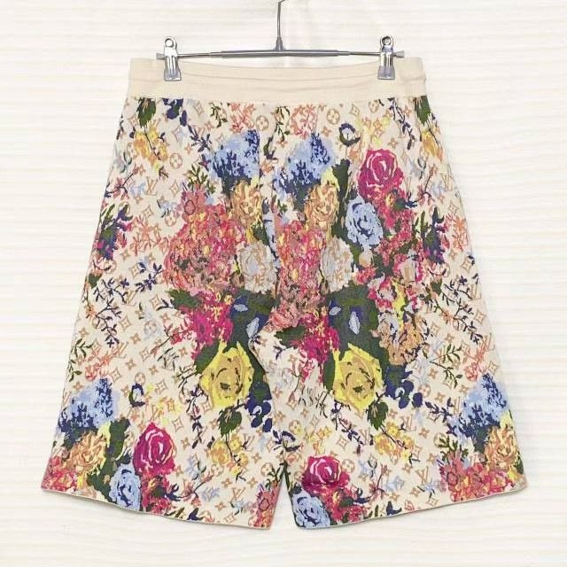 Louis Vuitton Louis Vuitton FW22 Logo Floral Jacquard Shorts Size US 30 / EU 46 - 2 Thumbnail