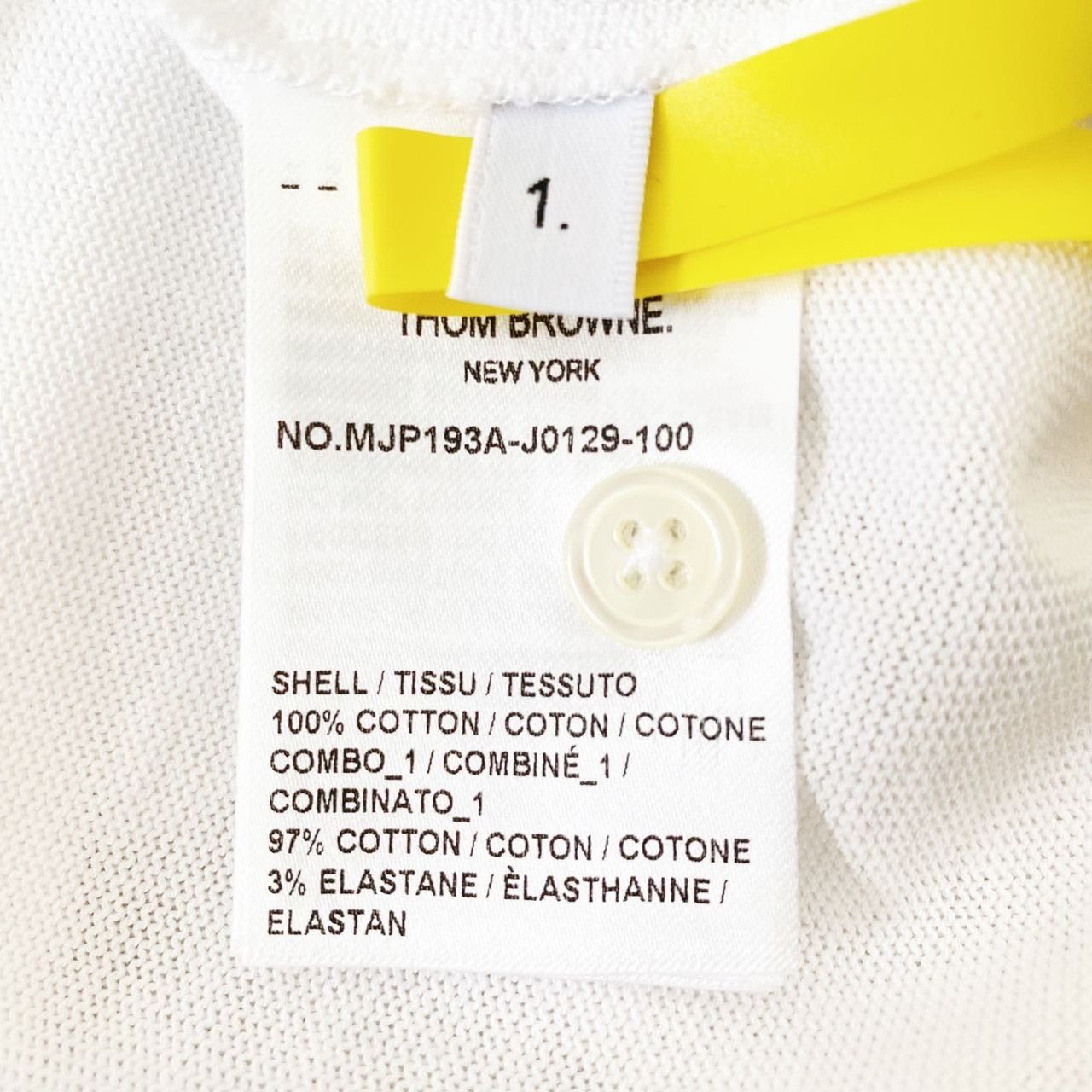Thom Browne THOM BROWNE Men's Short-Sleeve Polo Shirt Size US S / EU 44-46 / 1 - 6 Thumbnail