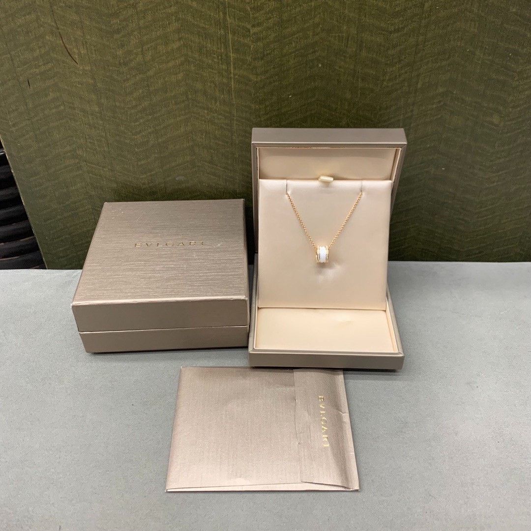 Bvlgari Bvlgari B.zero1 White Ceramic Necklace Size ONE SIZE - 2 Thumbnail