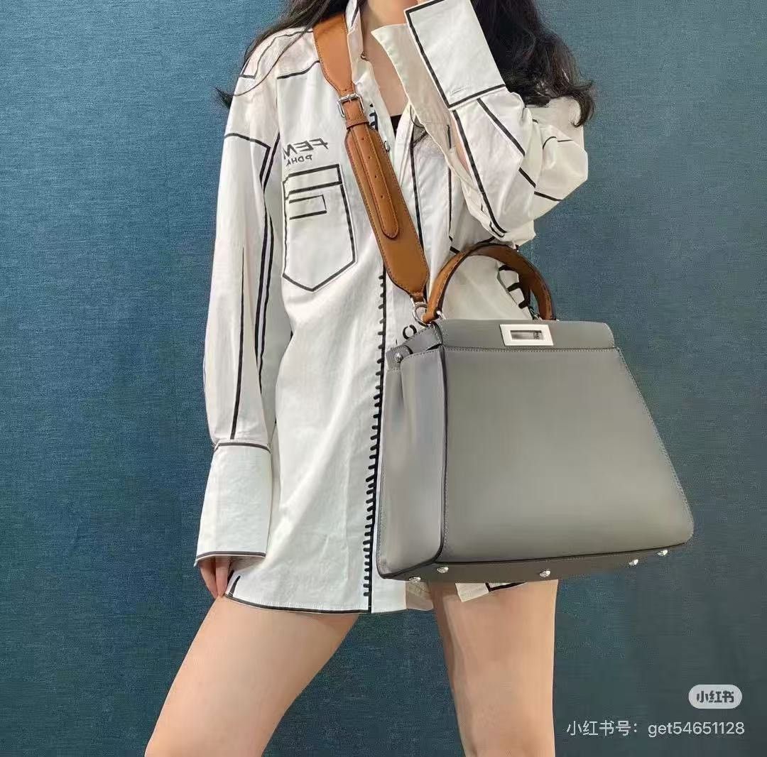 Fendi Fendi Classic Peekaboo New Medium Size ONE SIZE - 9 Thumbnail