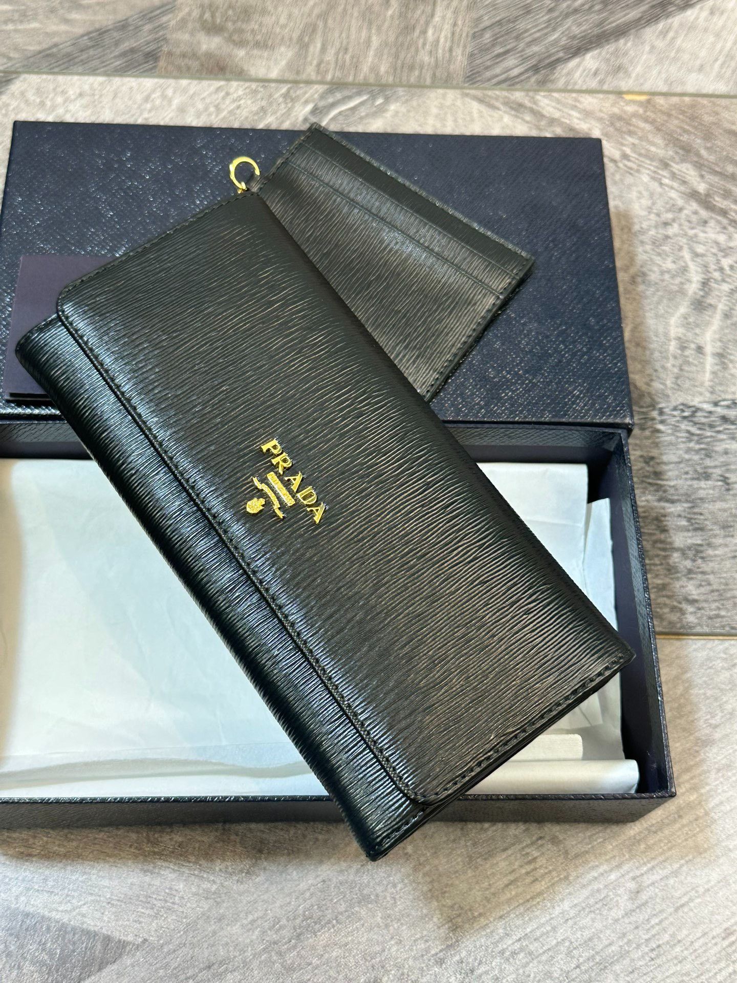Prada Prada Long Wallet with Card Case Size ONE SIZE - 2 Thumbnail