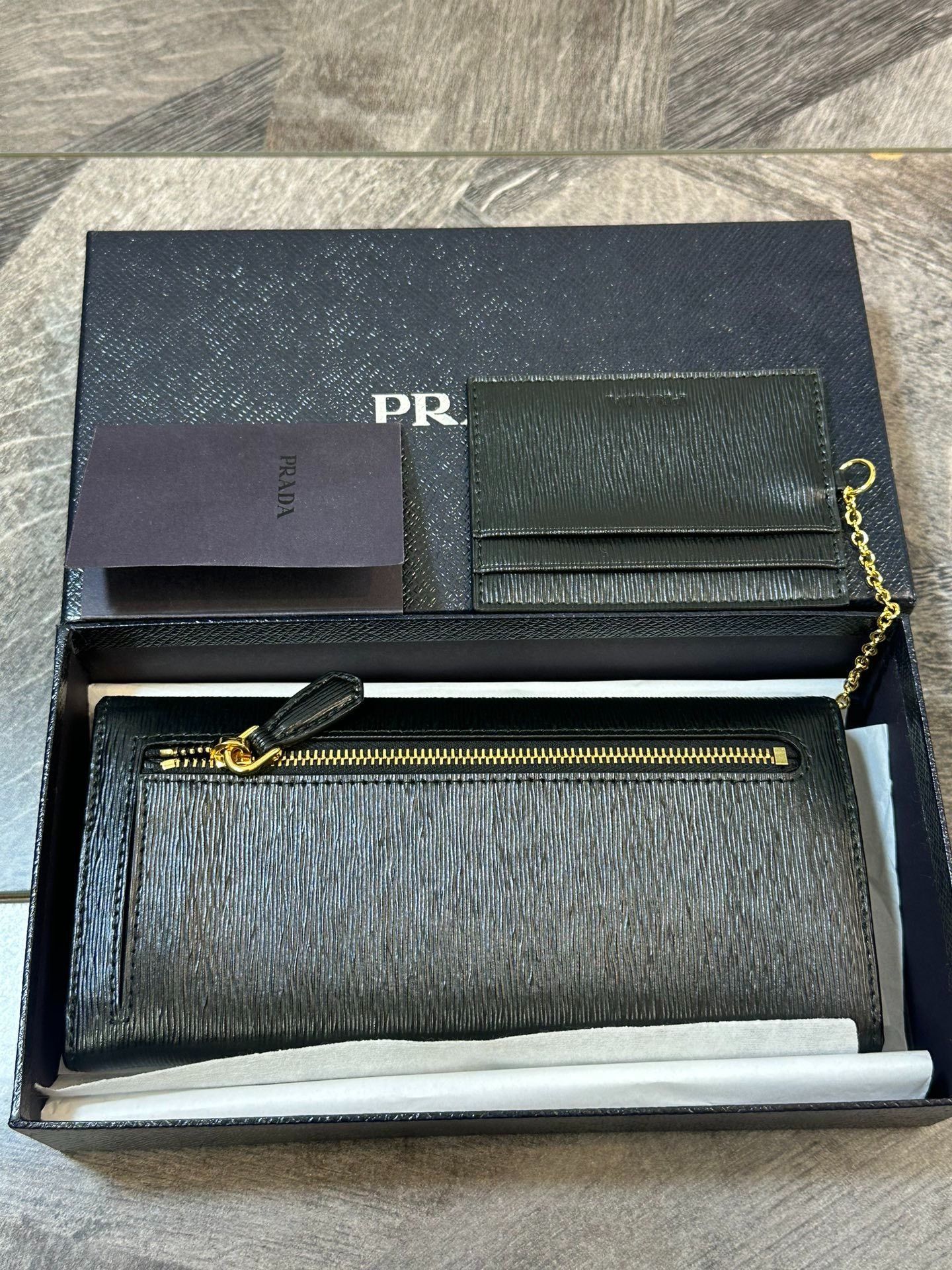 Prada Prada Long Wallet with Card Case Size ONE SIZE - 3 Thumbnail