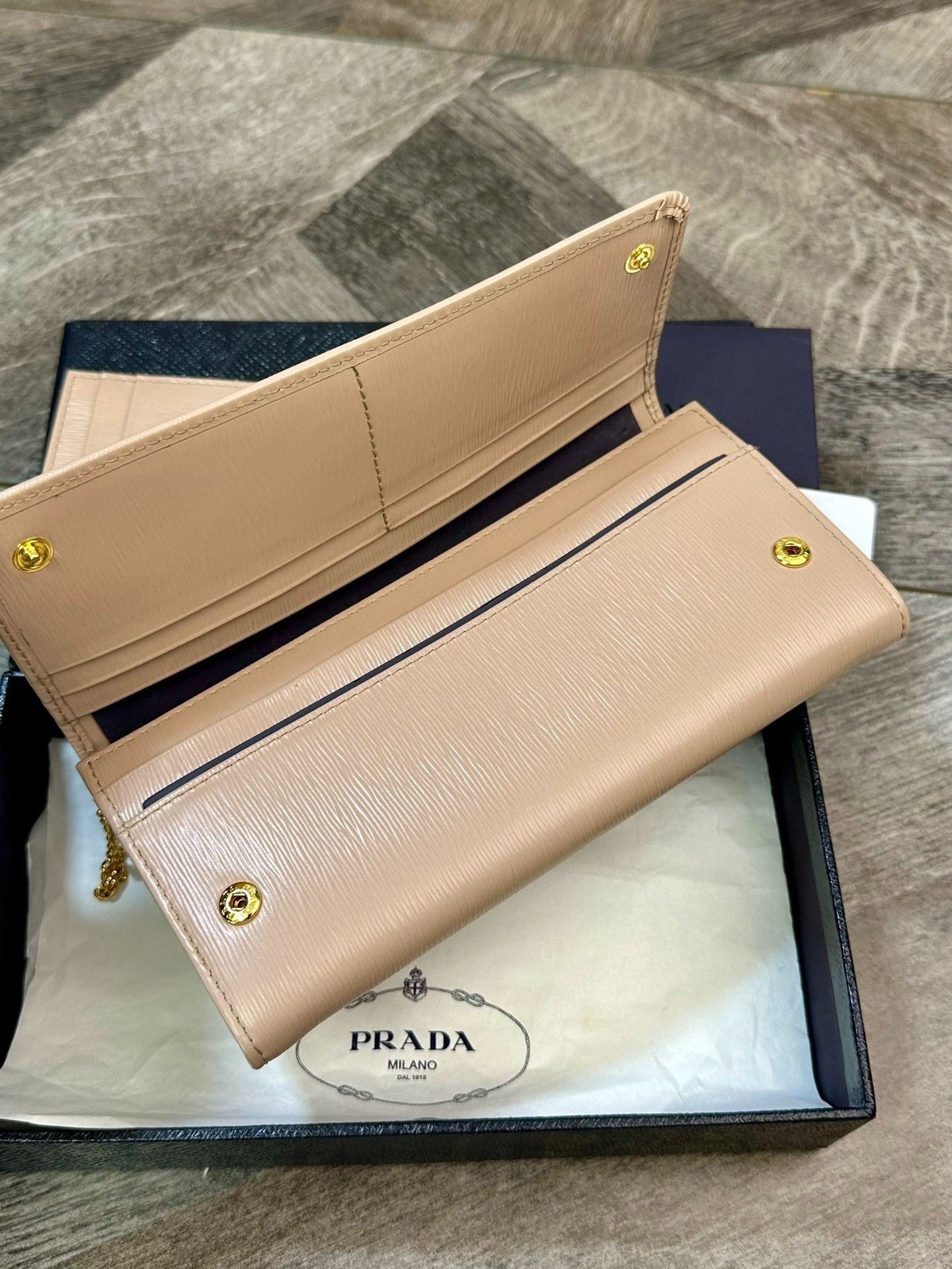 Prada Prada Long Snap Wallet Clutch Set Size ONE SIZE - 6 Thumbnail