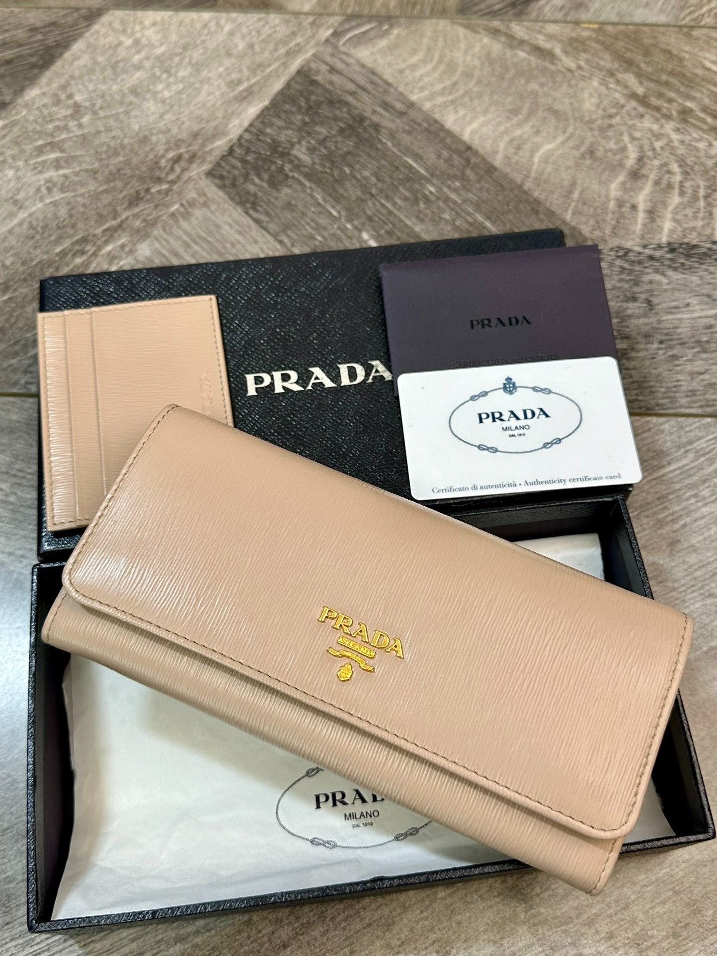 Prada Prada Long Snap Wallet Clutch Set Size ONE SIZE - 5 Thumbnail