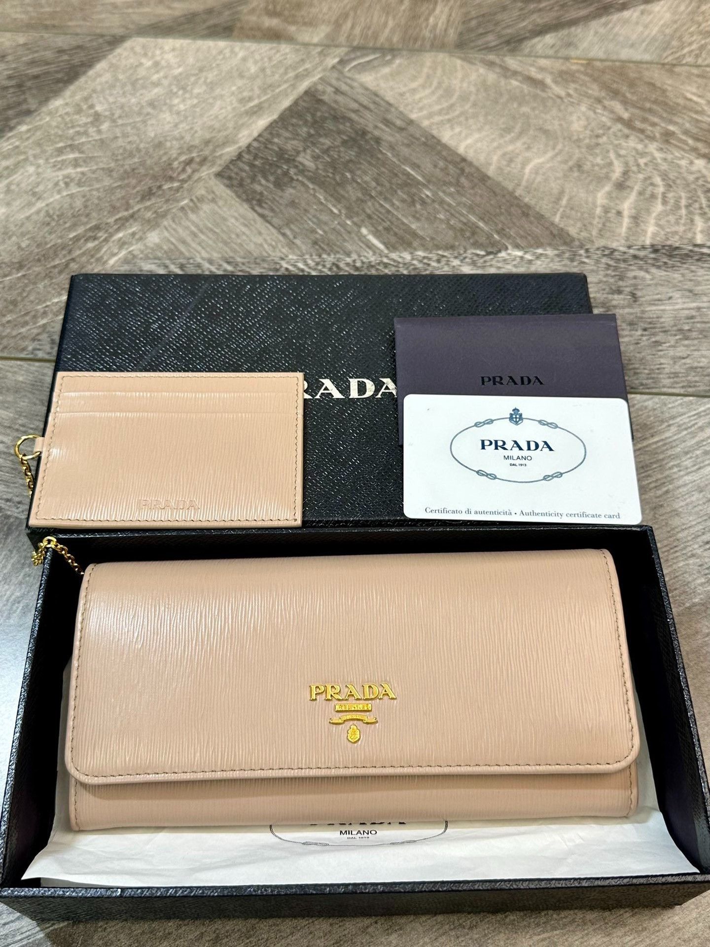 Prada Prada Long Snap Wallet Clutch Set Size ONE SIZE - 3 Thumbnail