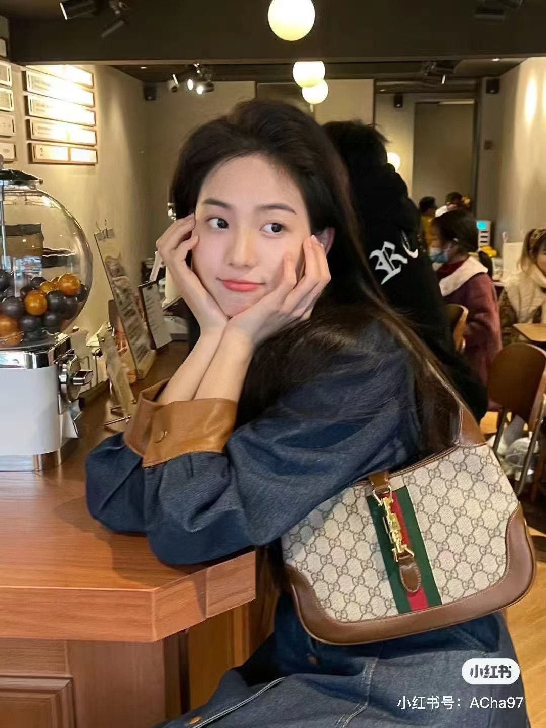 Gucci Gucci Jackie 1961 GG Monogram Bag Size ONE SIZE - 9 Thumbnail