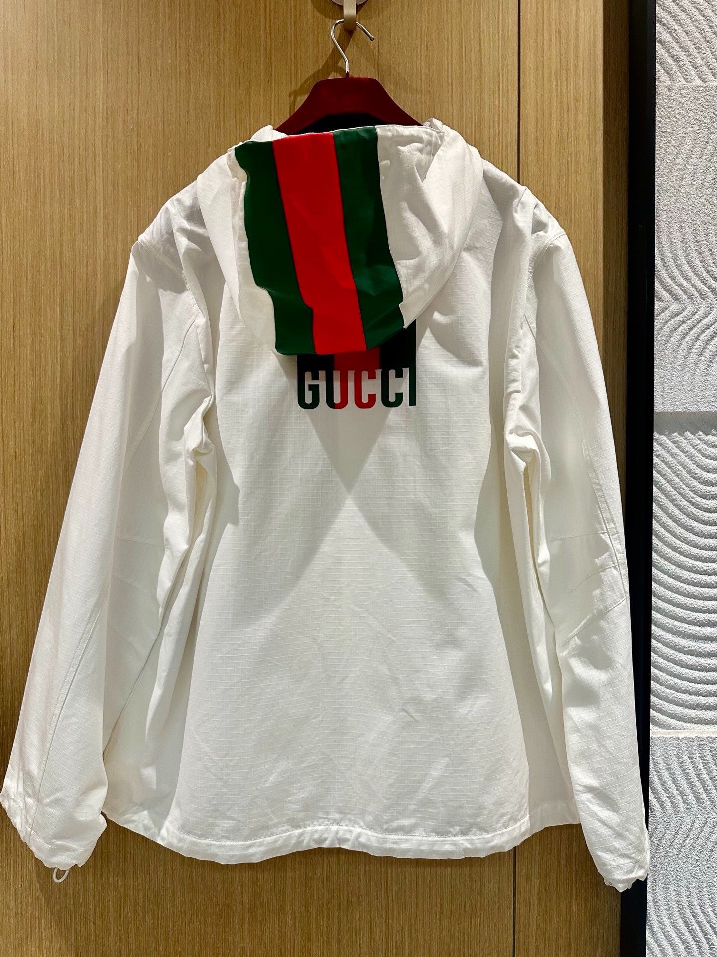 Gucci Gucci White Hooded Zip Jacket Size US L / EU 52-54 / 3 - 7 Thumbnail