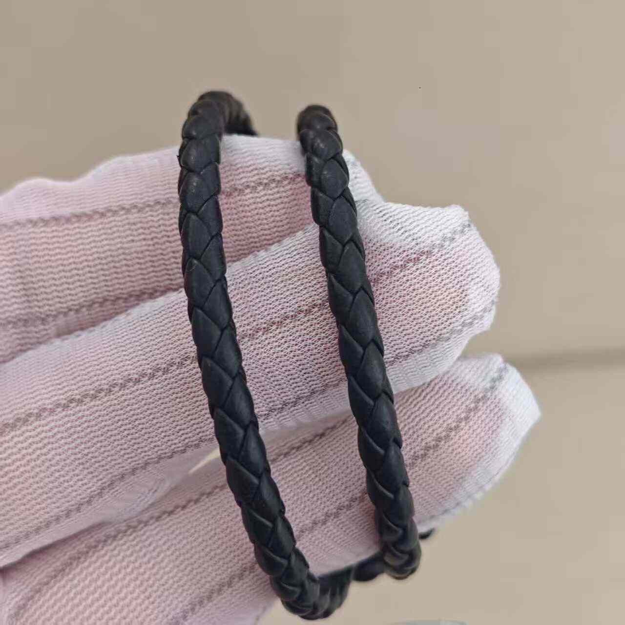 Bottega Veneta Bottega Veneta Woven Lambskin Unisex Bracelet Size ONE SIZE - 3 Thumbnail