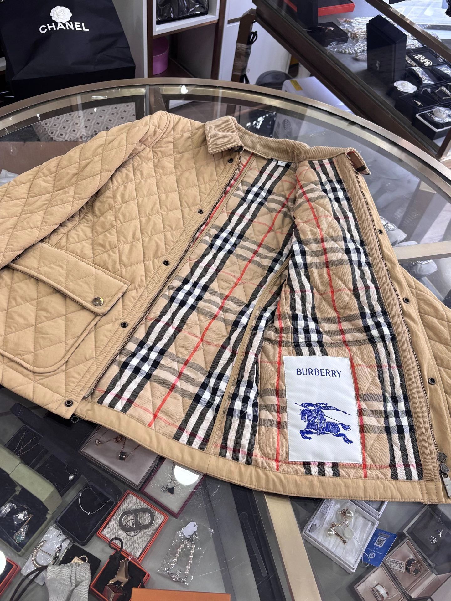 Burberry Burberry Beige Cotton Coat XS Size XS / US 0-2 / IT 36-38 - 8 Thumbnail