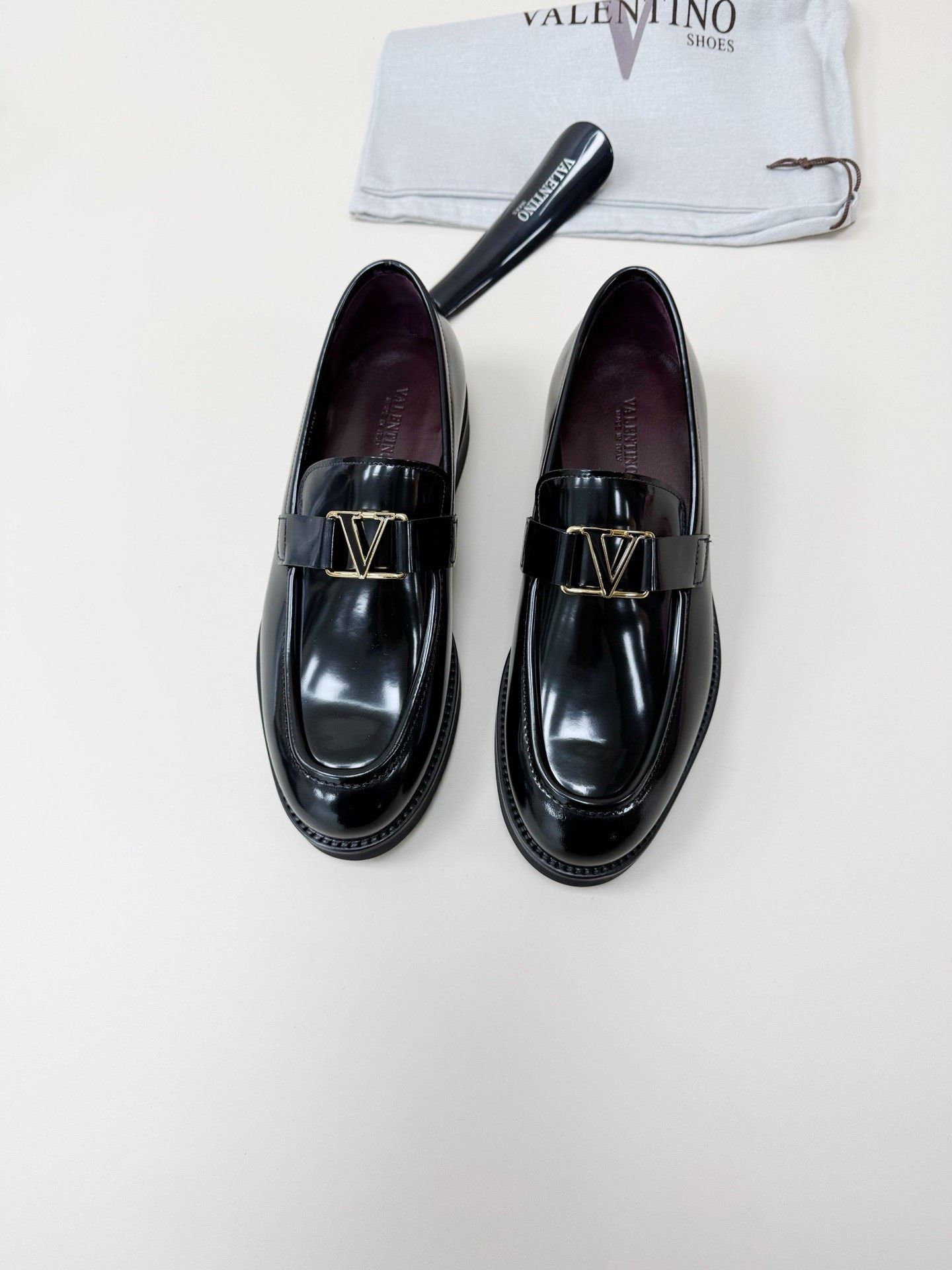 Valentino Valentino Thick-Soled Casual Leather Shoes Size US 7 / IT 37 - 3 Thumbnail